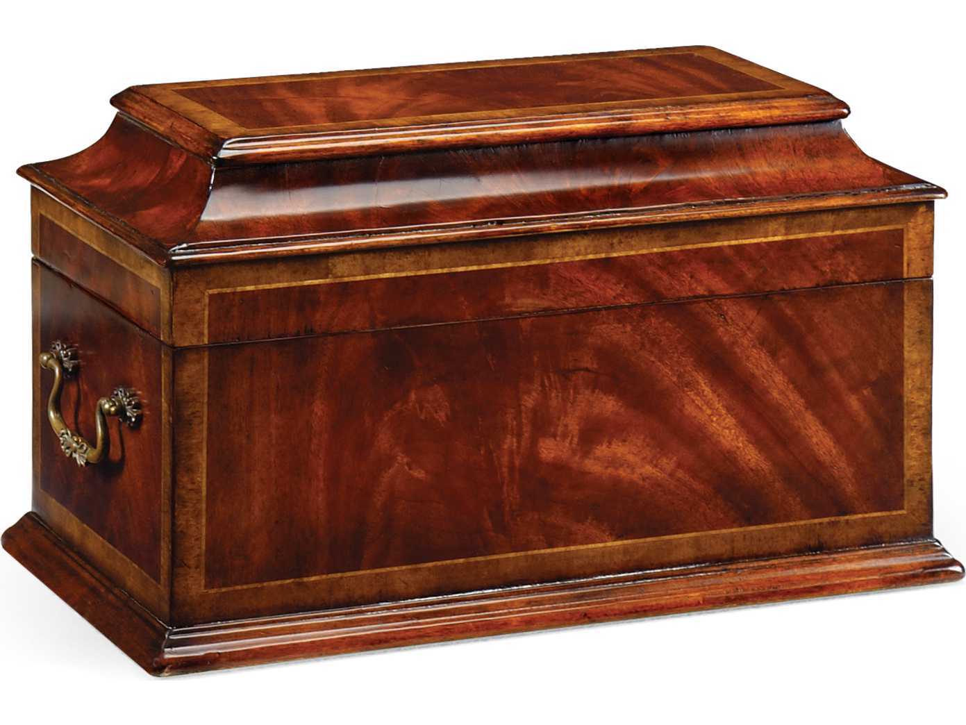 Jonathan Charles Buckingham Medium Antique Mahogany Jewelry Box JC493002