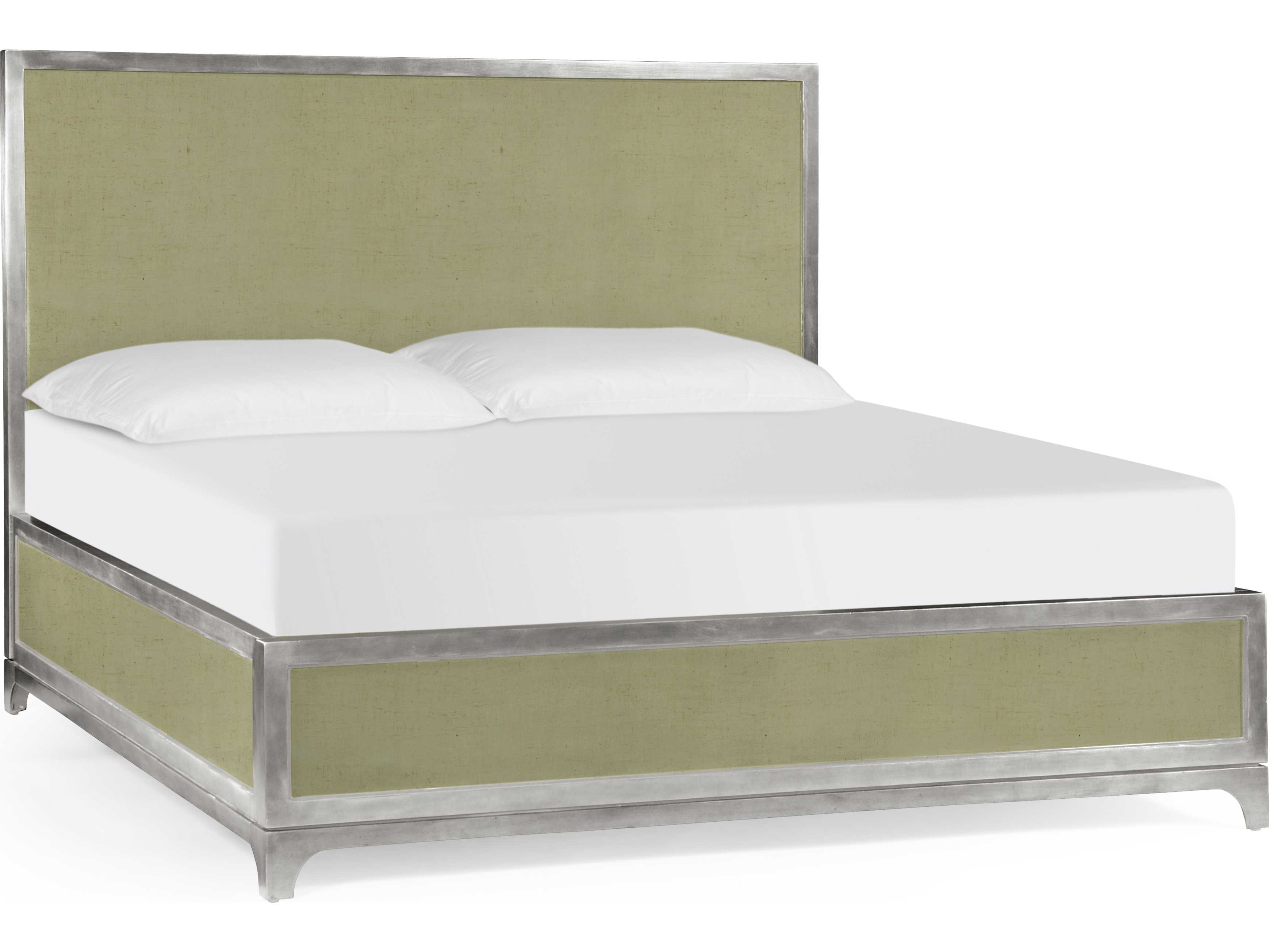 Jonathan Charles Alexander Julian Lichen Homespun King Platform Bed