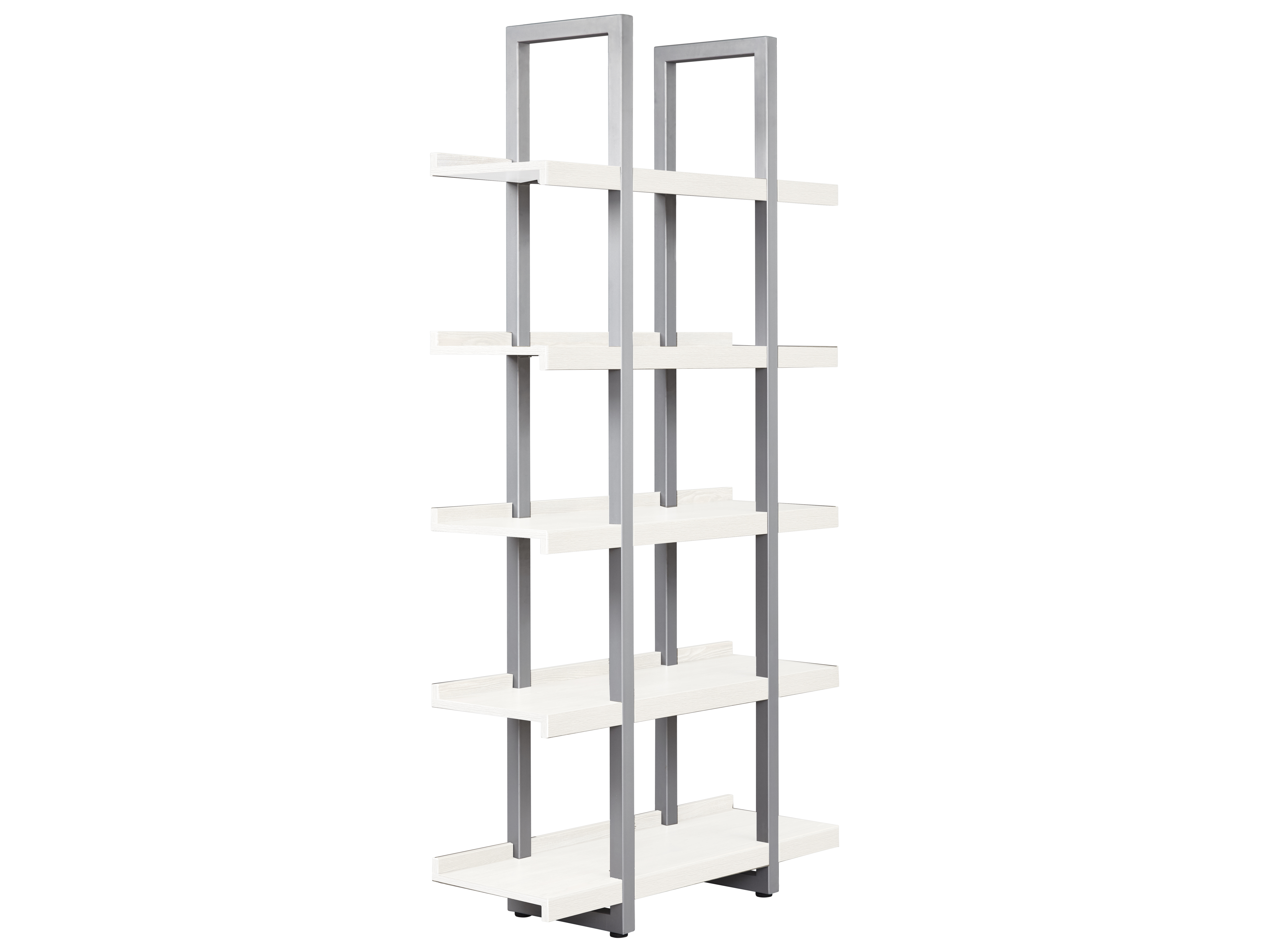 Unique Furniture Kalmar White 40'' Wide Bookcase JEK102WH
