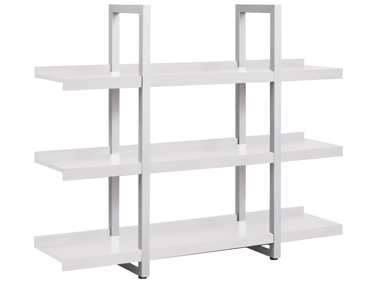 Unique Furniture Kalmar White 59'' Wide Bookcase JEK105WH