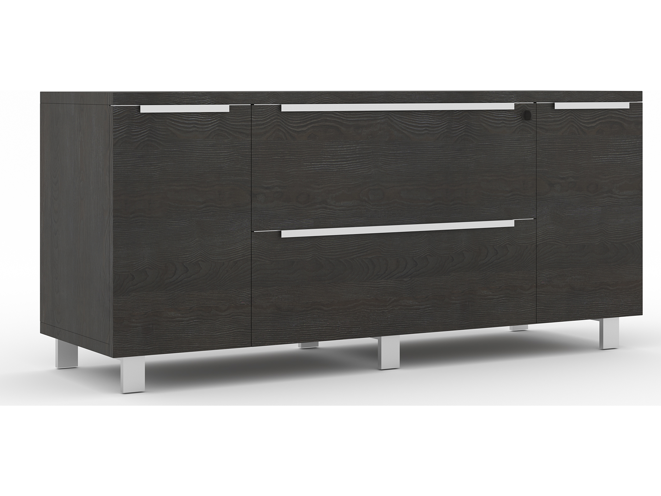 Unique Furniture Kalmar Vietnam Espresso TwoDrawer File