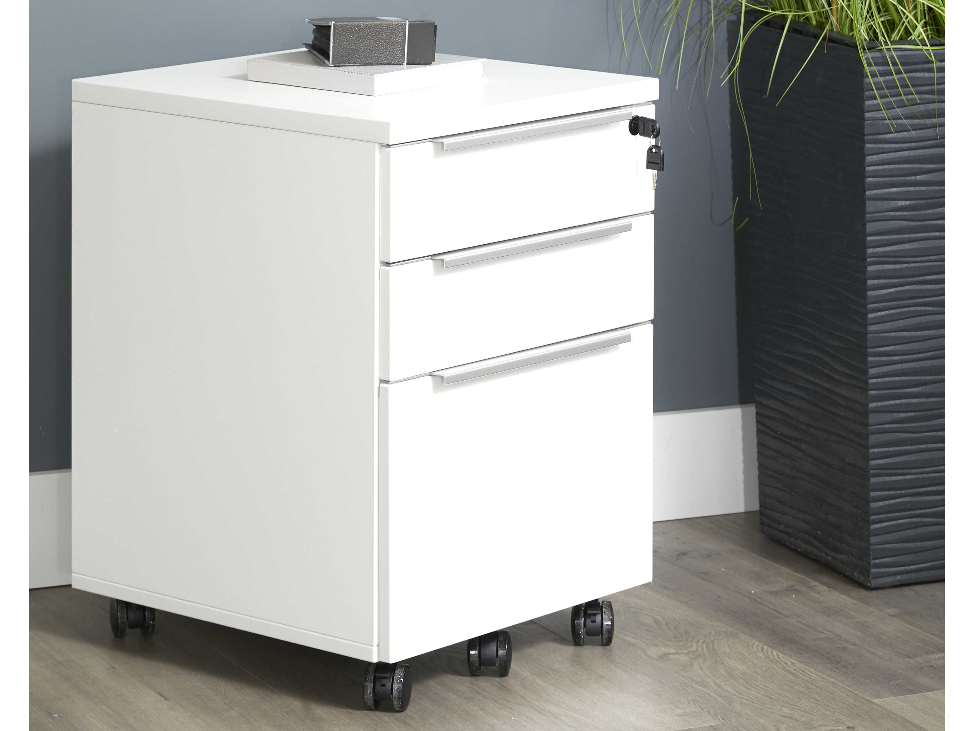 Unique Furniture Kalmar White File JEK126WH