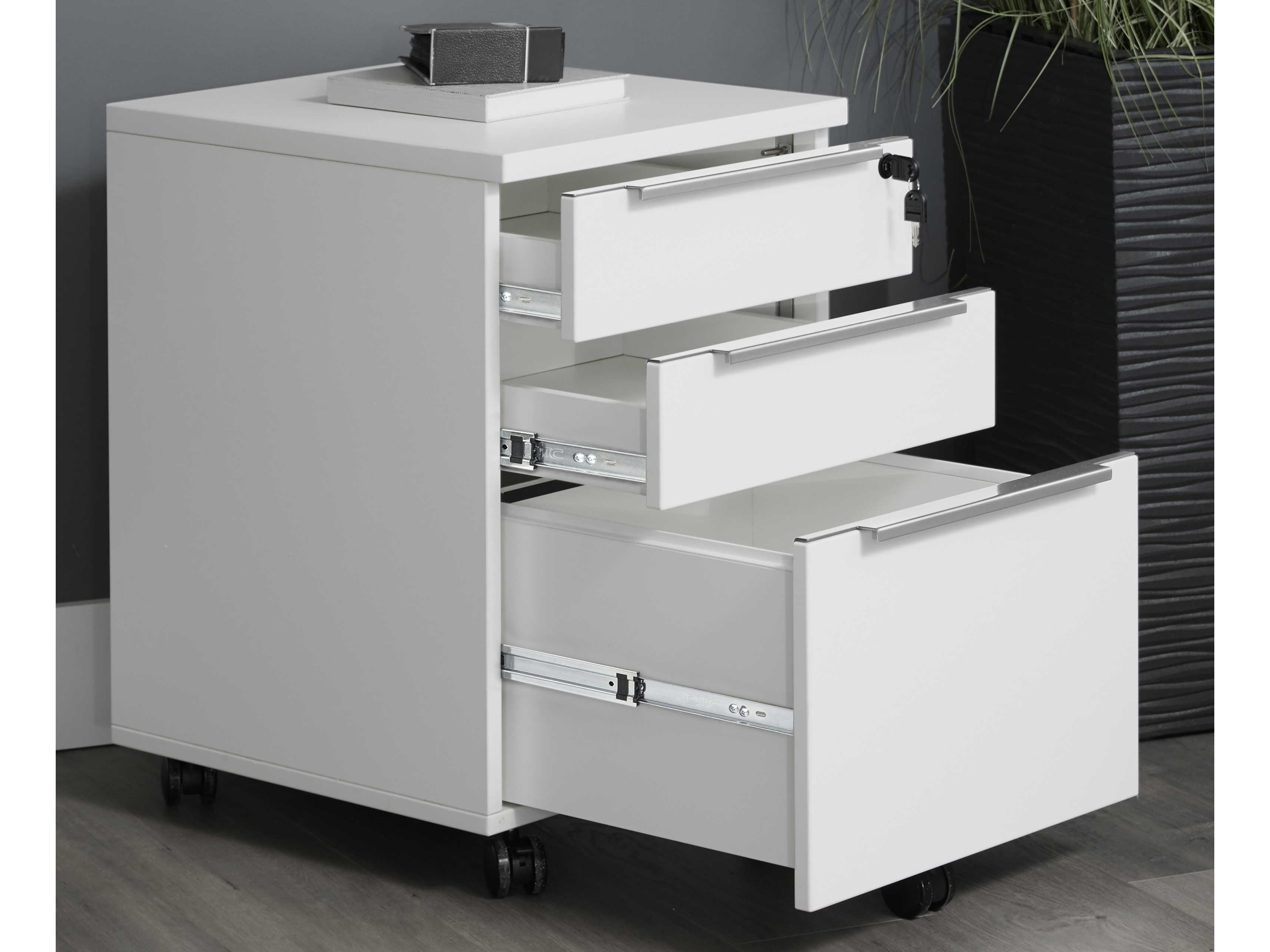 Unique Furniture Kalmar White File JEK126WH