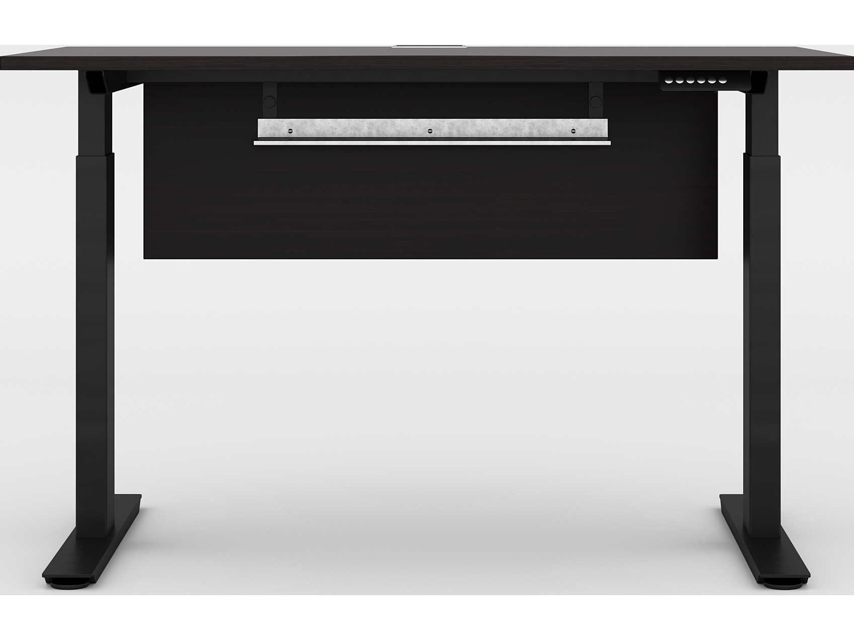 Unique Furniture Kalmar 55" Espresso Black Computer Desk JEK5432SSESP