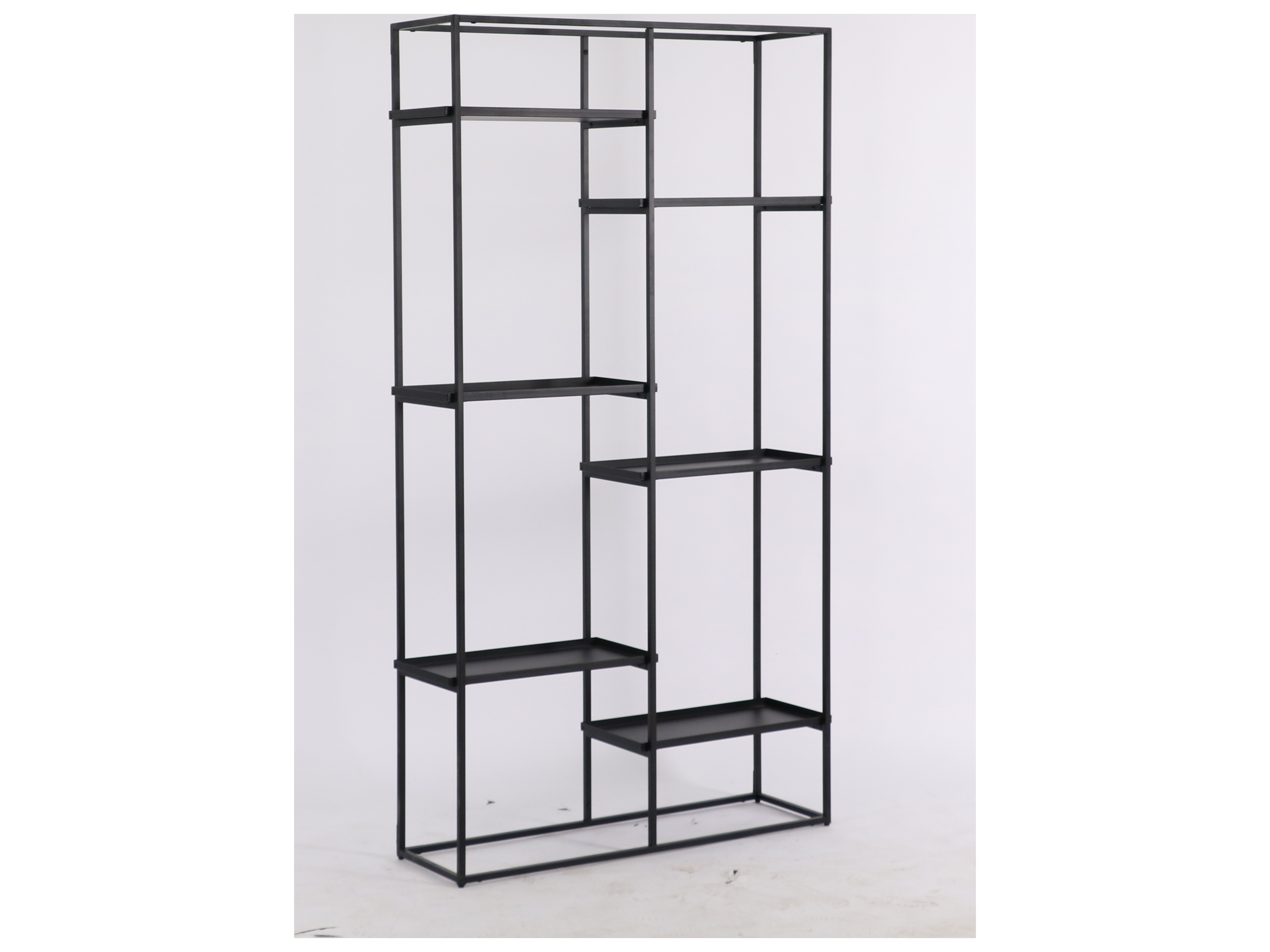 Unique Furniture Louis 39" Black Bookcase JELOU8627