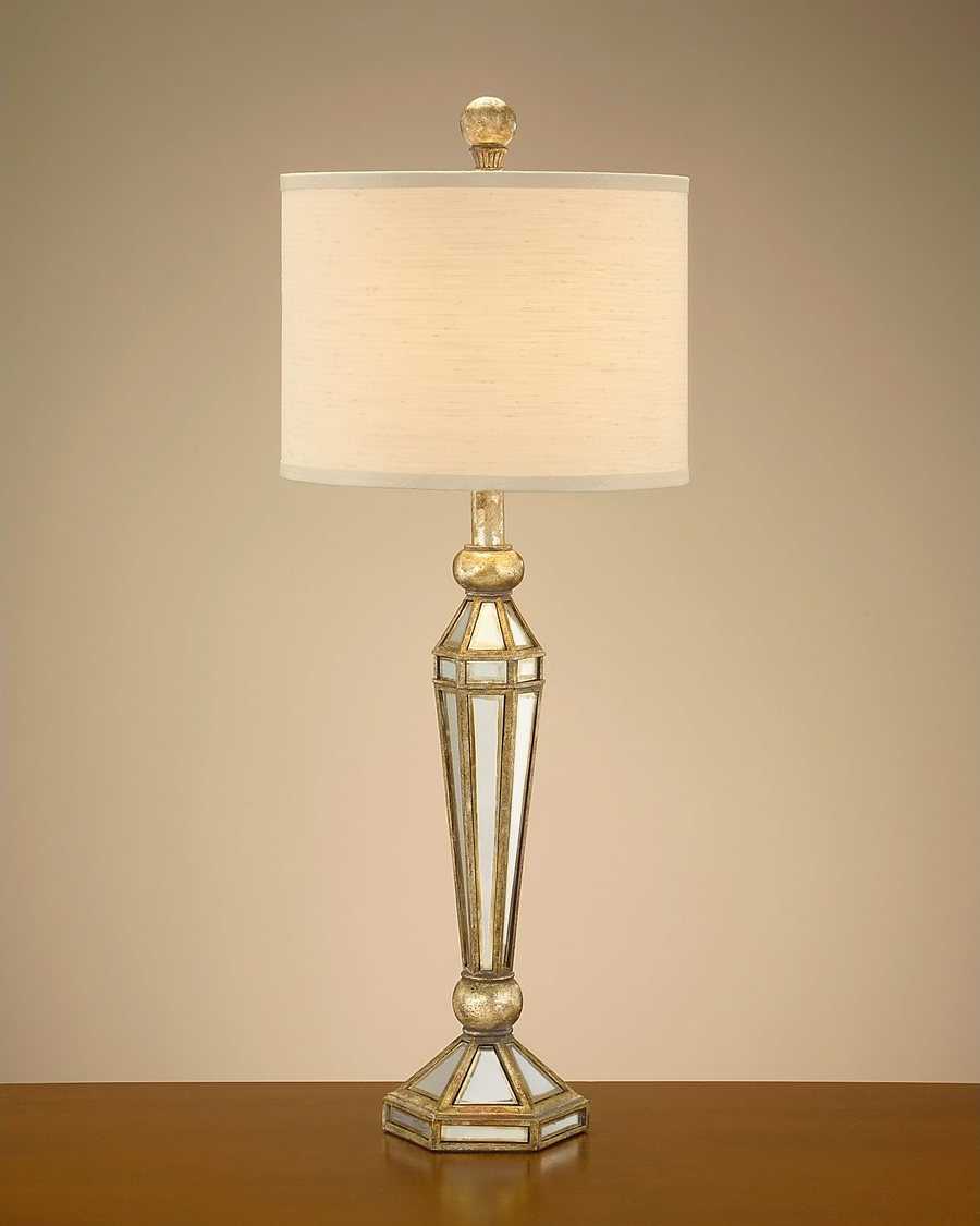 John Richard Glazed Mirror Table Lamp JRJRL6798