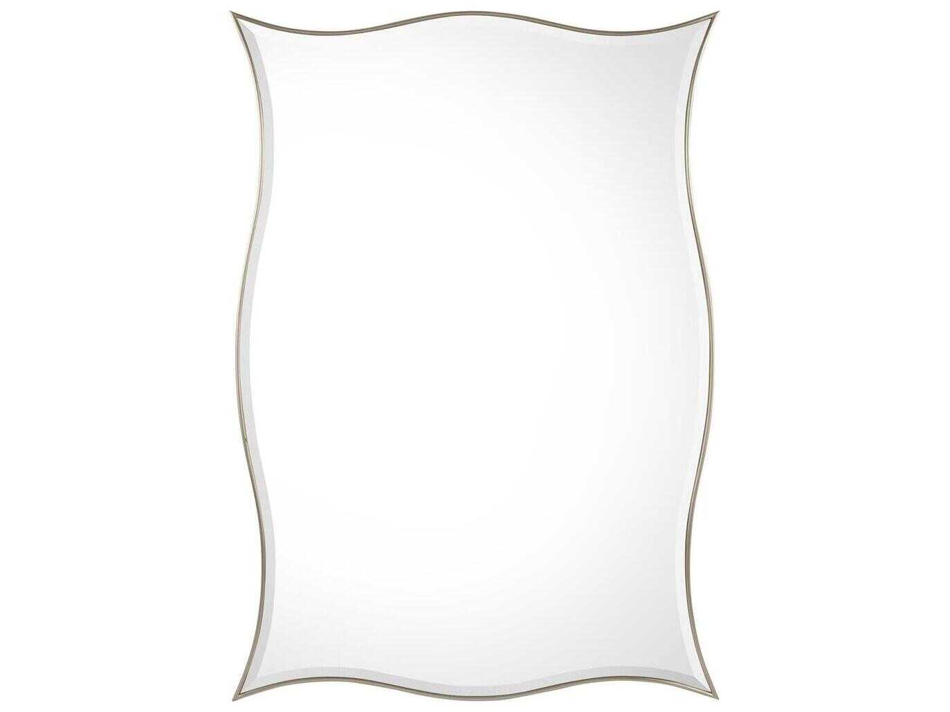 John Richard Onda Silver Rectangular Wall Mirror JRJRM1301