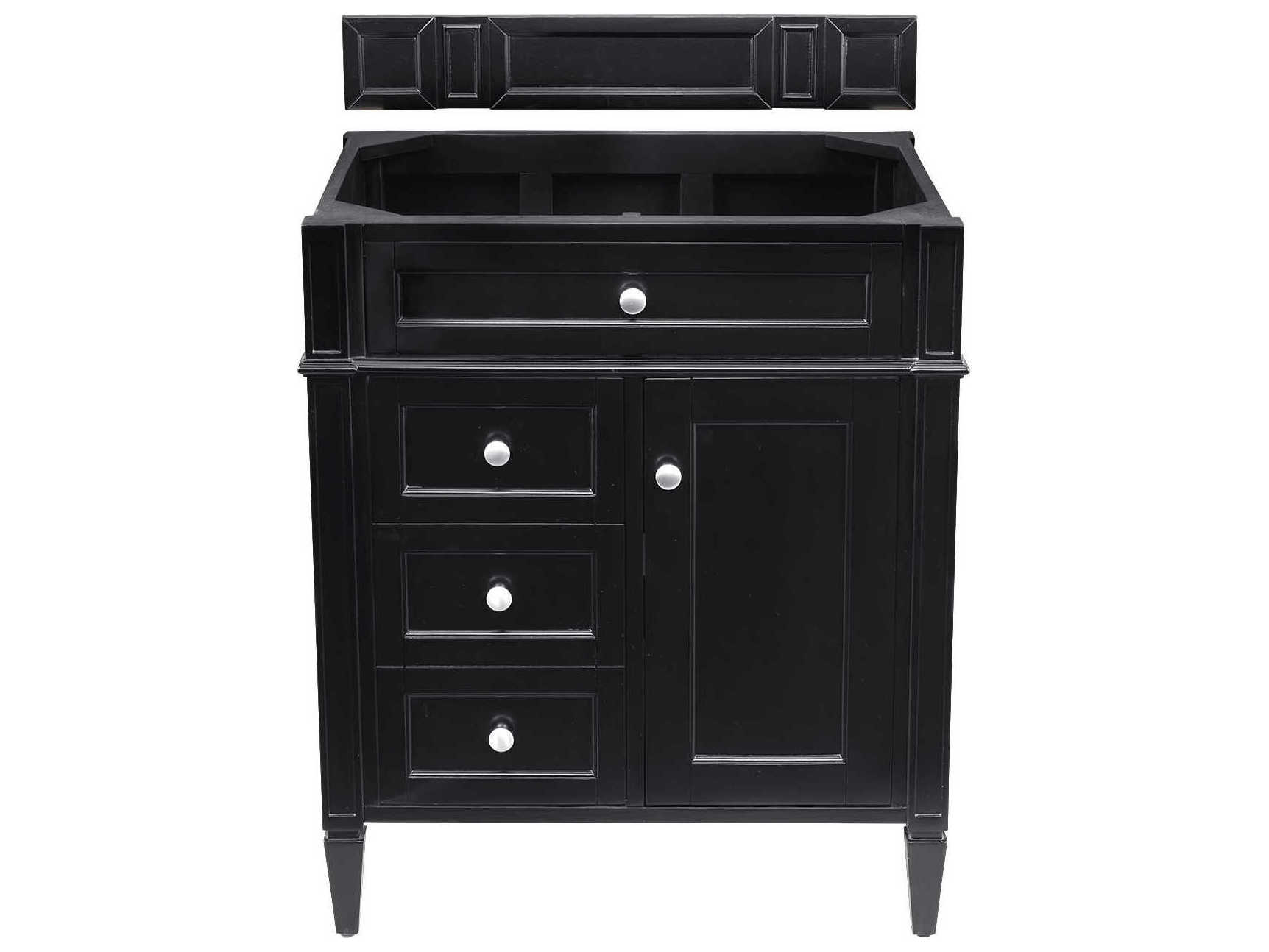 James Martin Furniture Brittany Black Onyx 30'' Wide Single Vanity