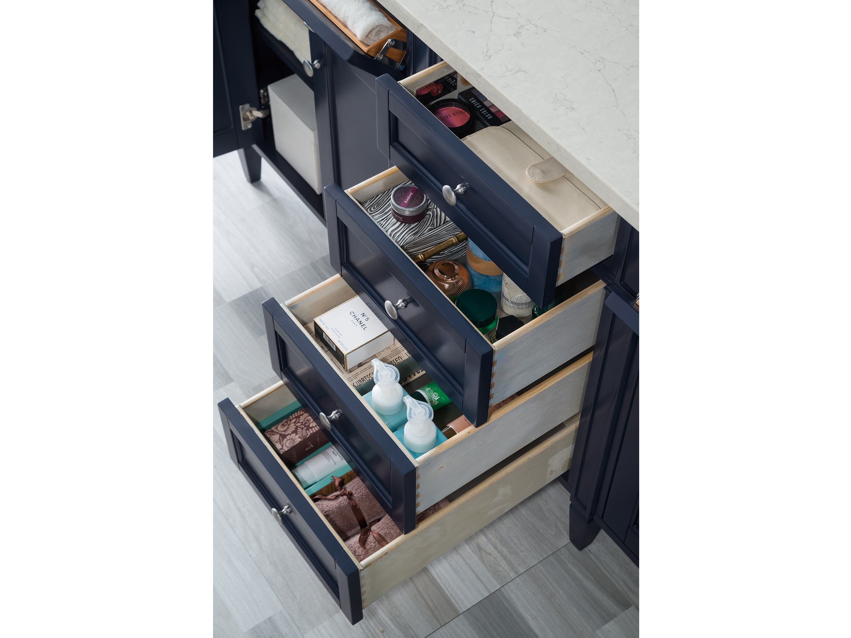 James Martin Furniture Brittany Victory Blue 70'' Wide Double Vanity