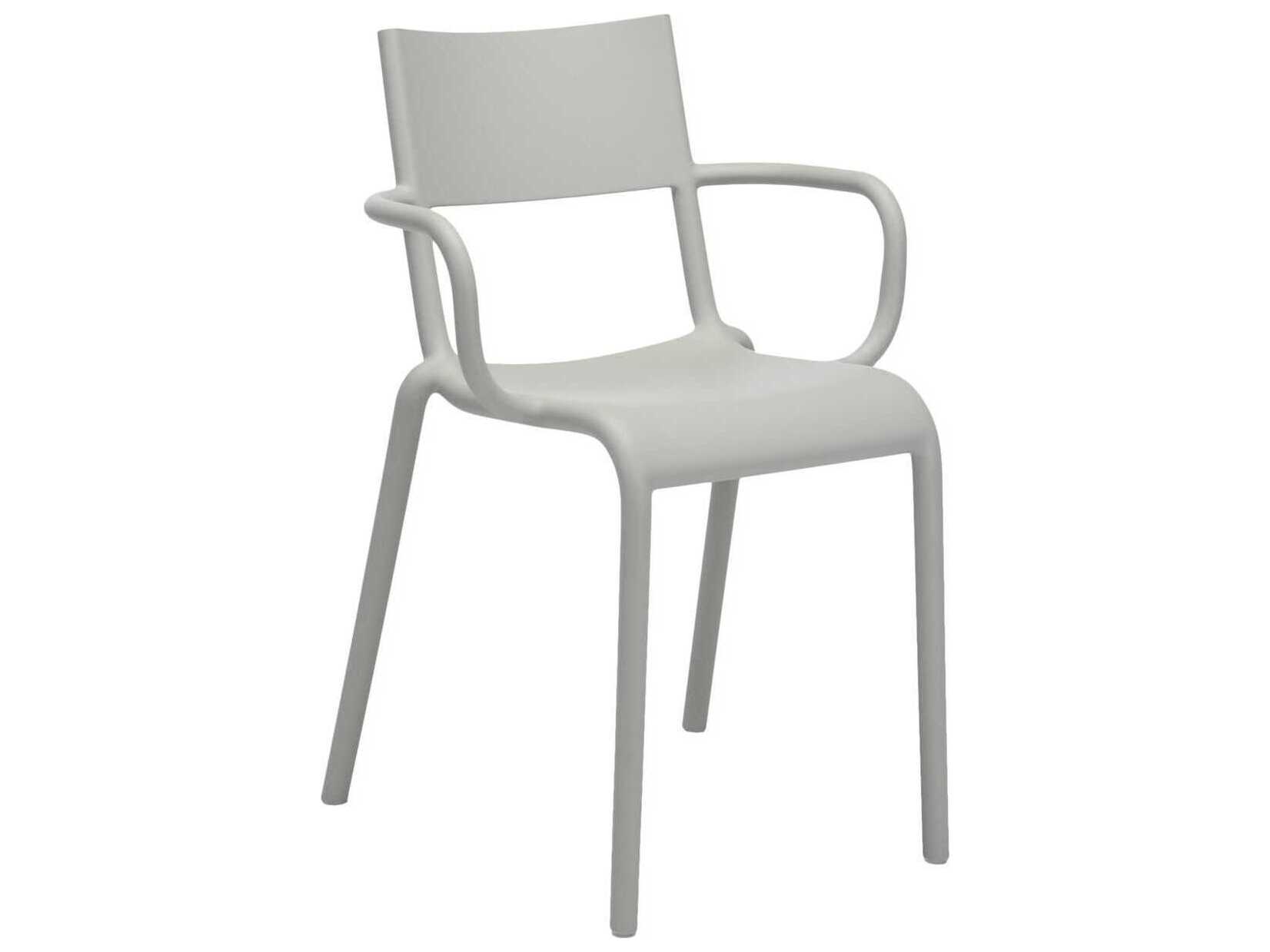 Kartell Outdoor Generic Grey Resin Dining Chair KAO5814GG