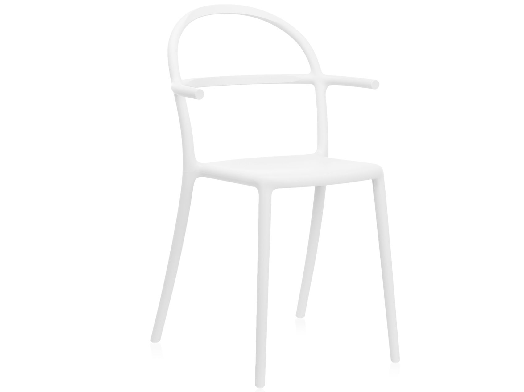 Kartell Outdoor Generic White Resin Dining Chair KAO581603