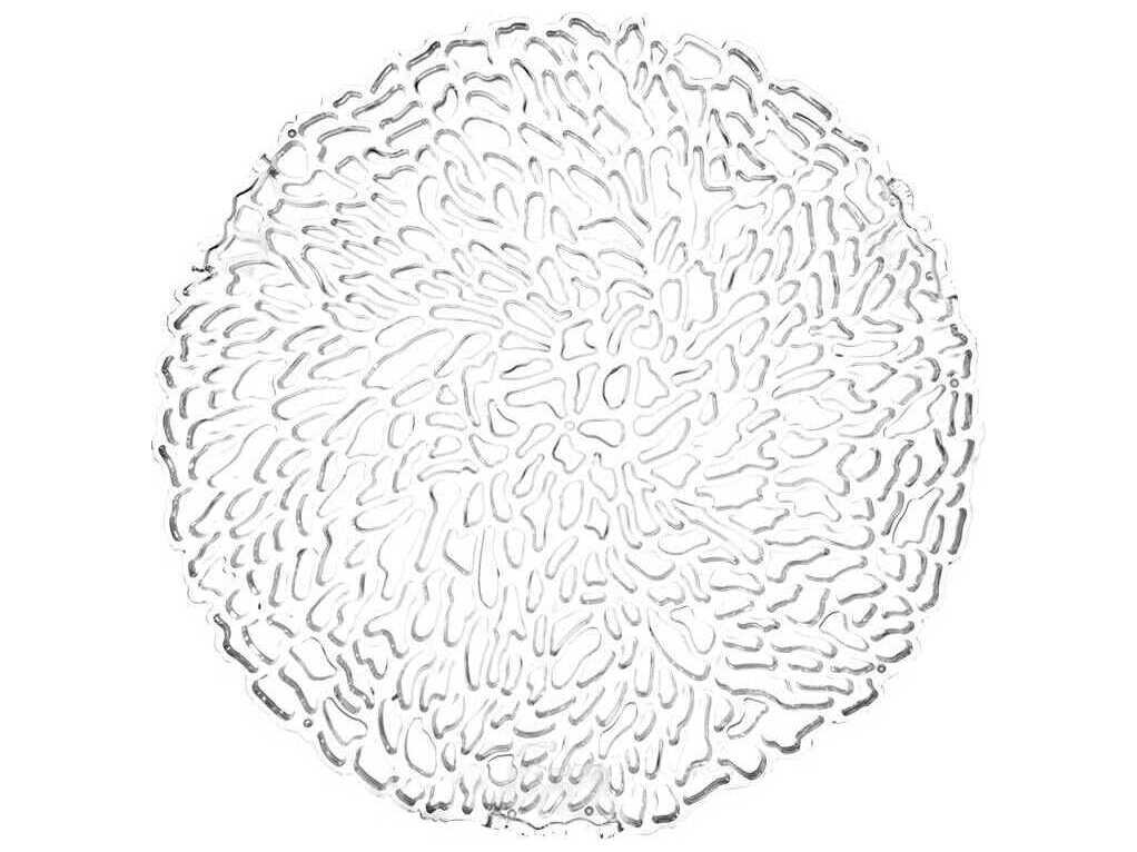 Kartell Outdoor Ttable Transparent Crystal Resin 14'' High Round