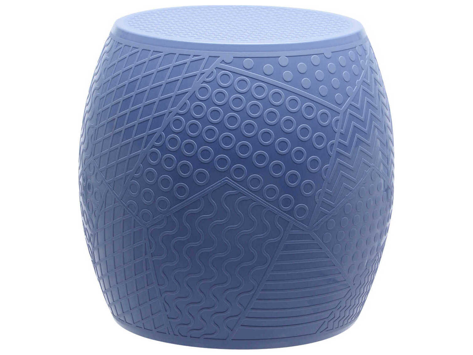 Kartell Outdoor Roy Blue Resin Stool 8854BL