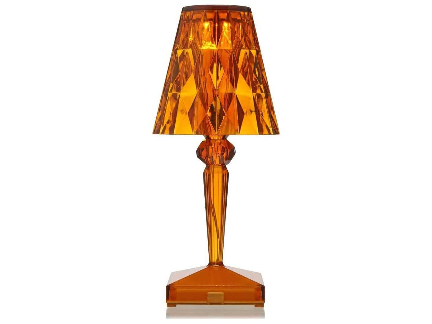 Kartell Outdoor Battery Transparent Amber Light KAO9140AM