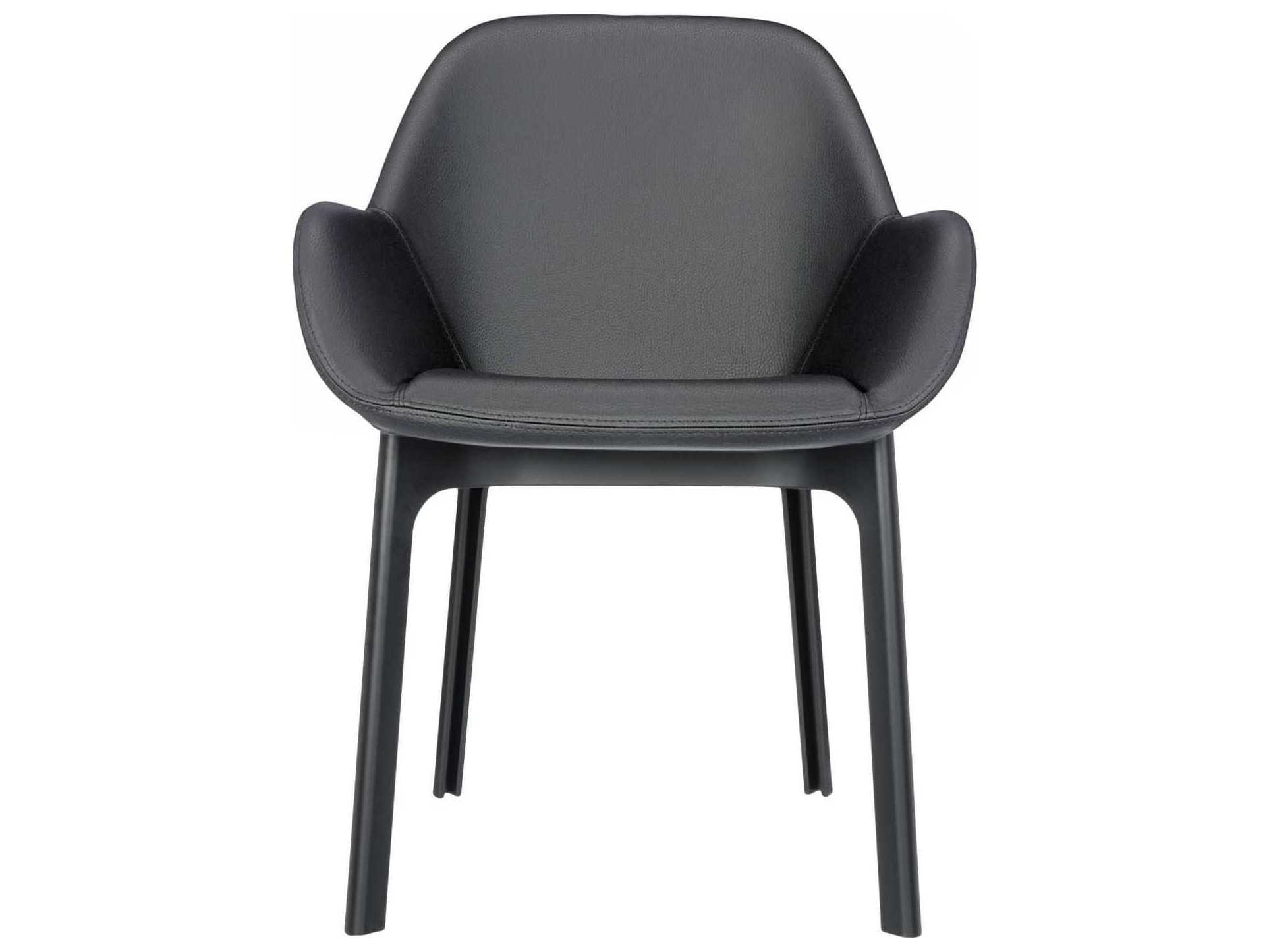 Kartell Clap Black Arm Dining Chair KAR4183NG