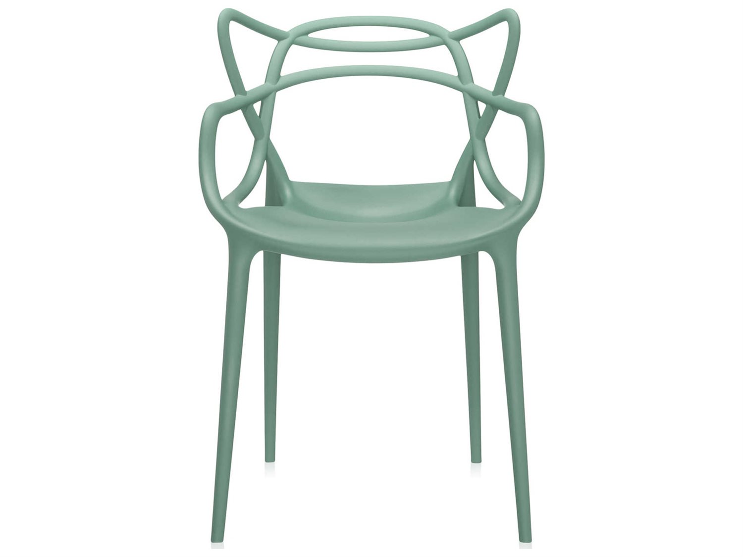 Kartell Masters Green Arm Dining Chair KAR586514
