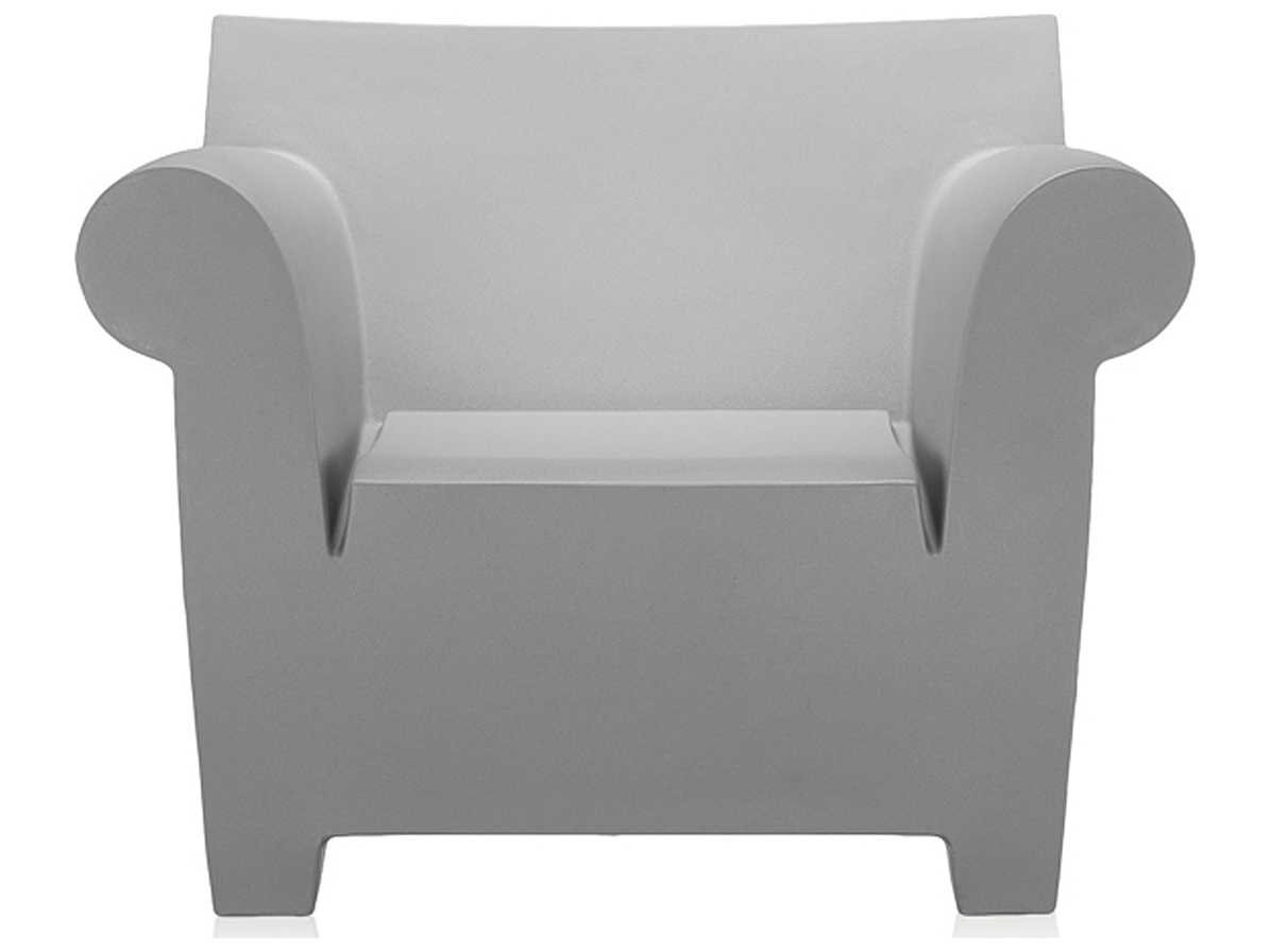 Kartell Bubble 30" Gray Club Chair KAR607061