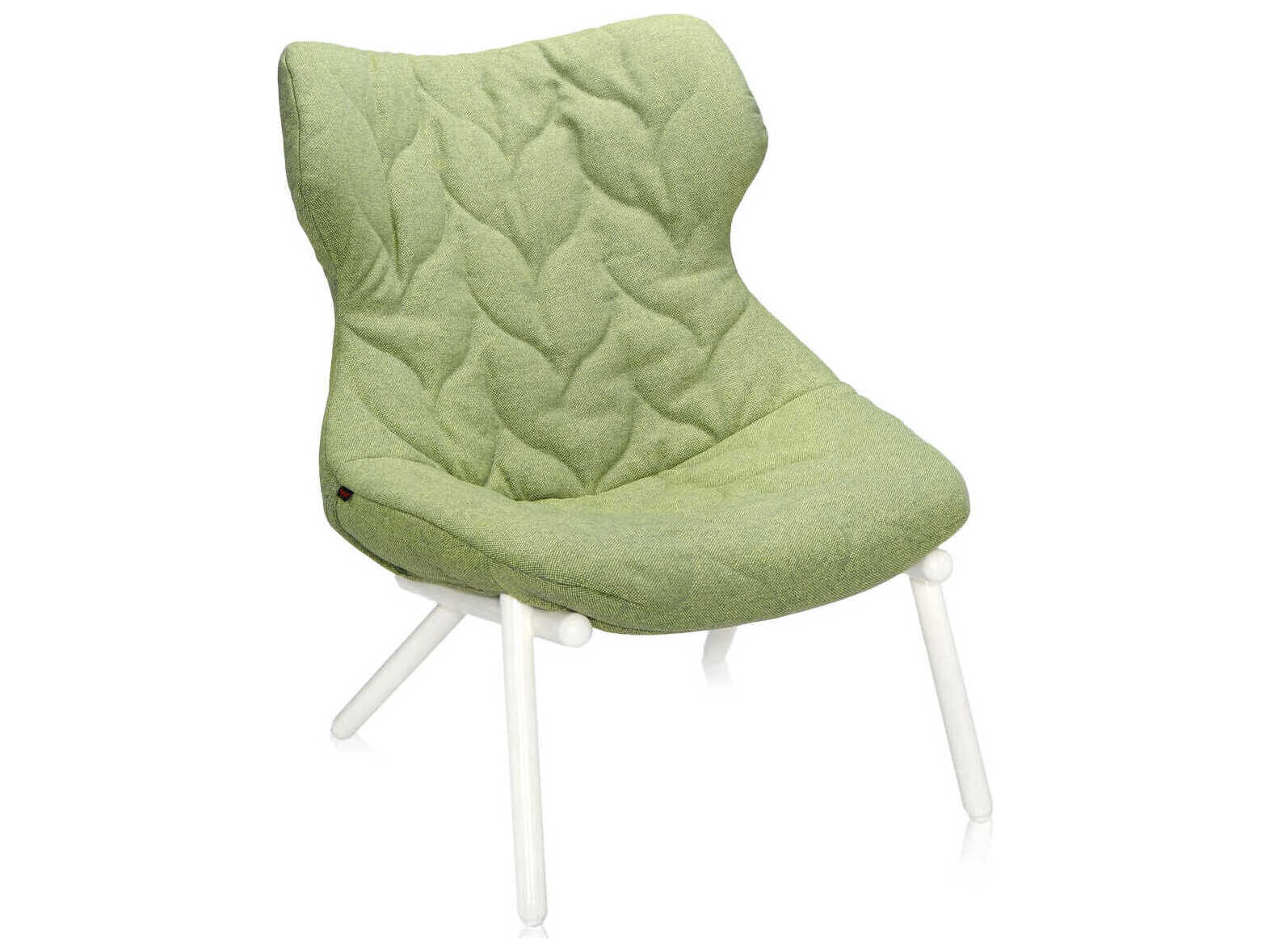 Kartell Foliage 28" Green Fabric Accent Chair KAR6086BD