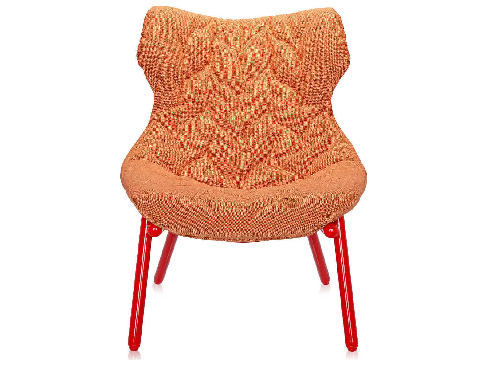 Kartell Foliage 28" Orange Fabric Accent Chair KAR6086RB