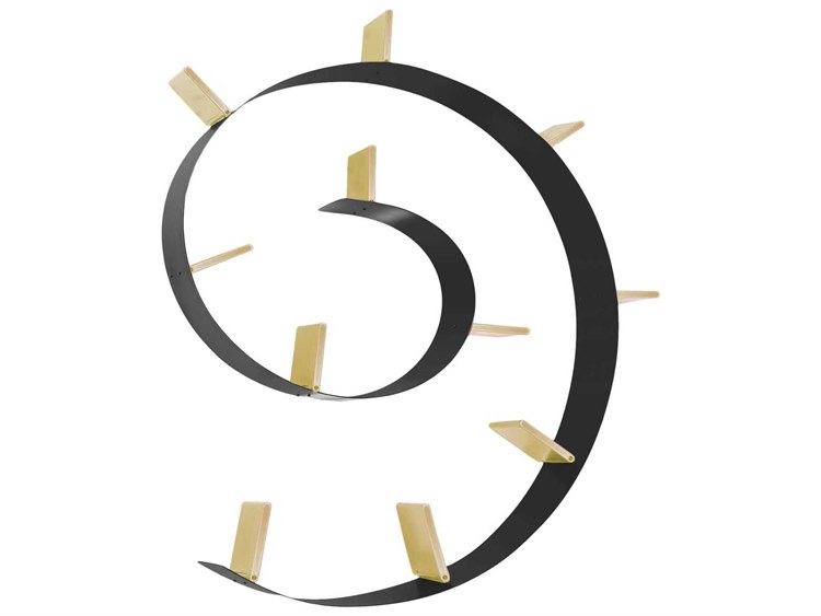 Kartell Bookworm Black Gold Bookcase KAR8006NR