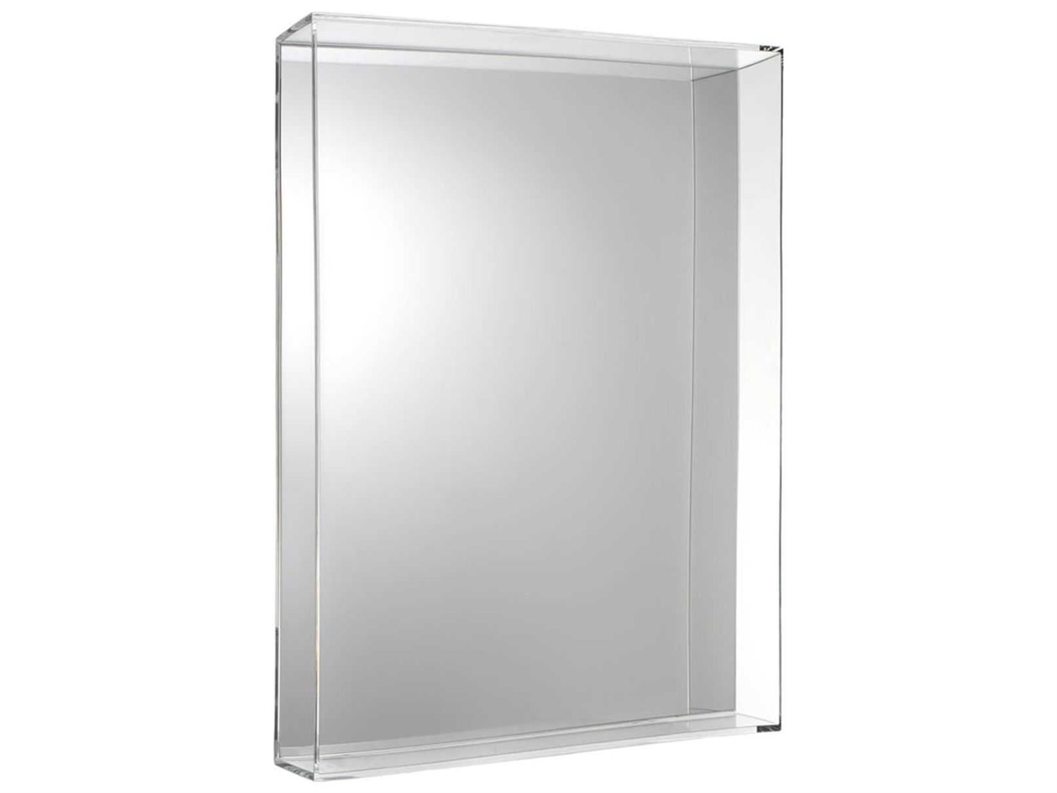 Kartell Only Me Transparent Crystal 20''W x 28''H Rectangular Wall