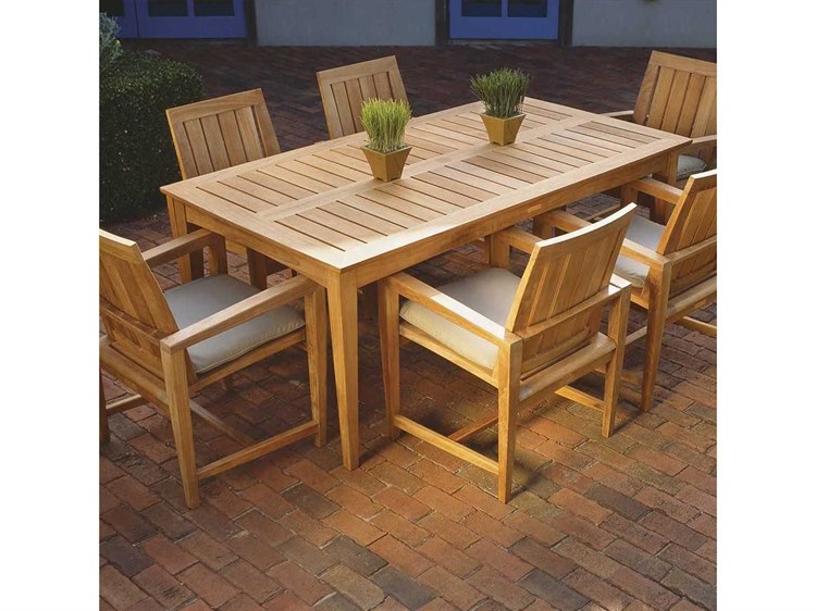 Kingsley Bate Amalfi Teak 73"W x 38"D Rectangular Dining Table with