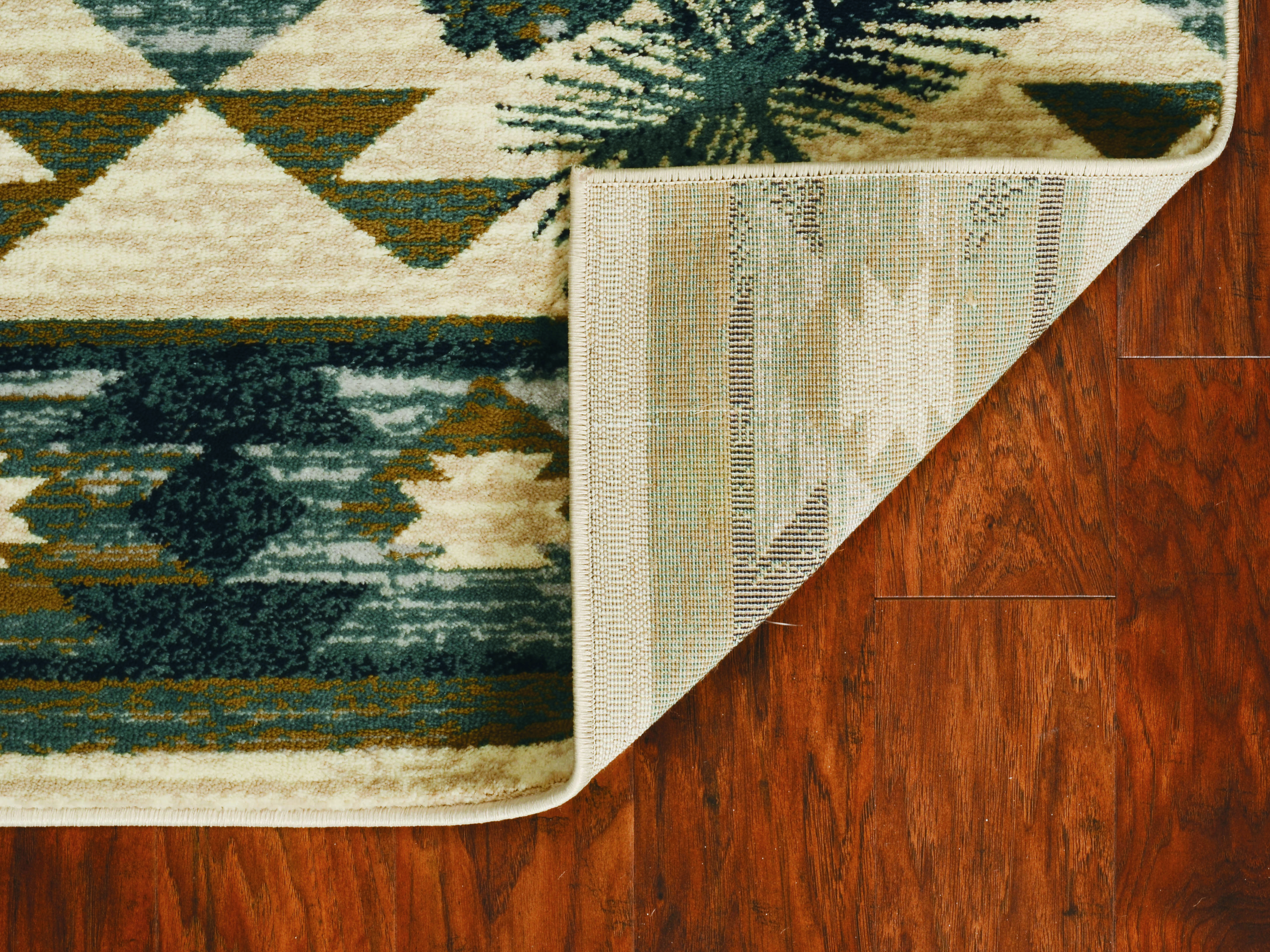 KAS Rugs Chester Ivory / Blue Rectangular Area Rug KGCHS5634