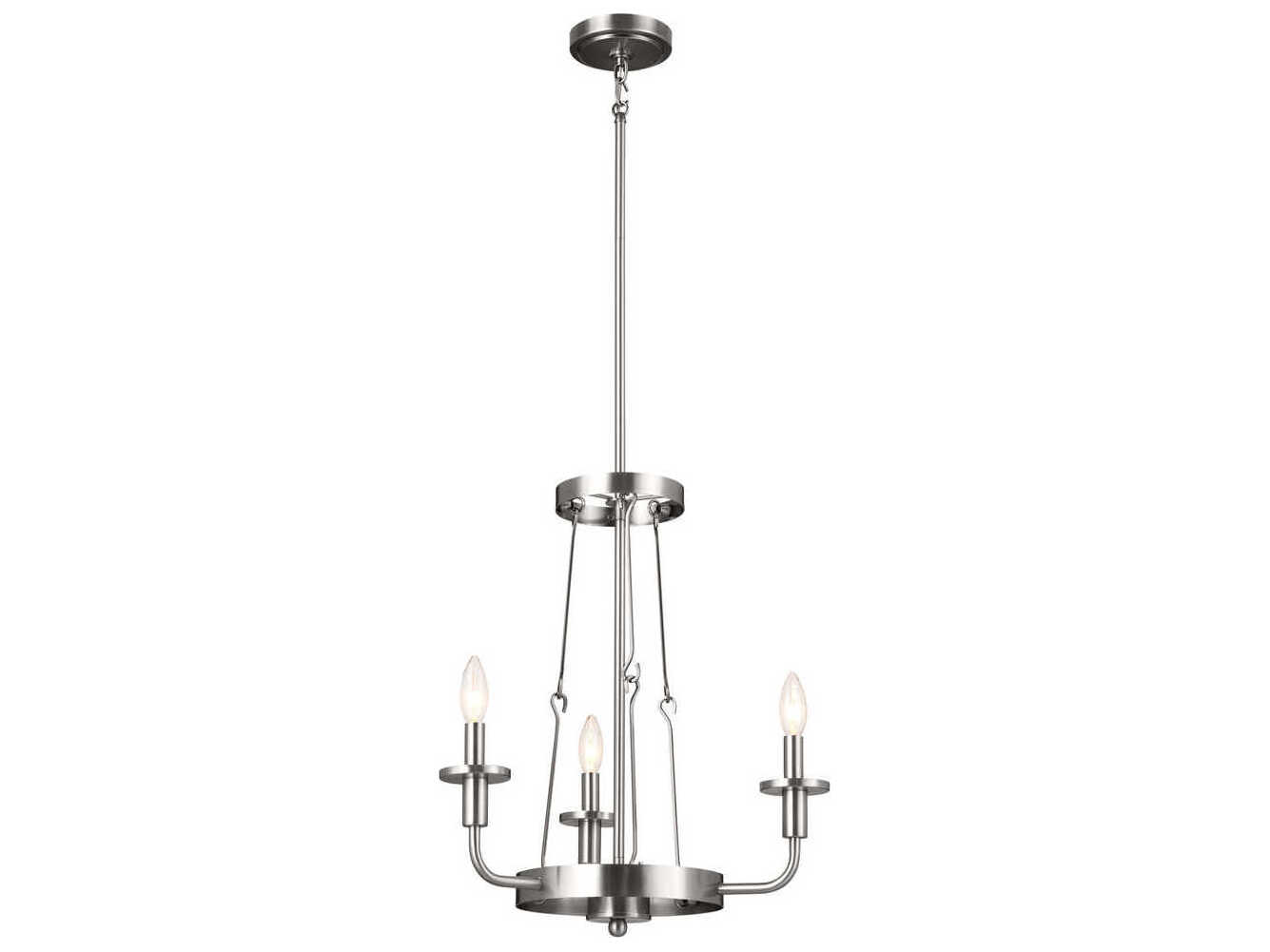 Kichler Vetivene 3 Light Chandelier KIC52450CLP