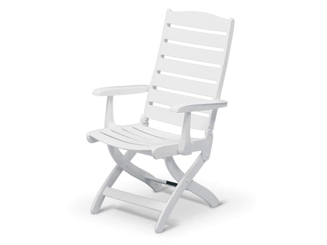 Kettler Caribic Resin White 16Position Lounge Chair 1491000