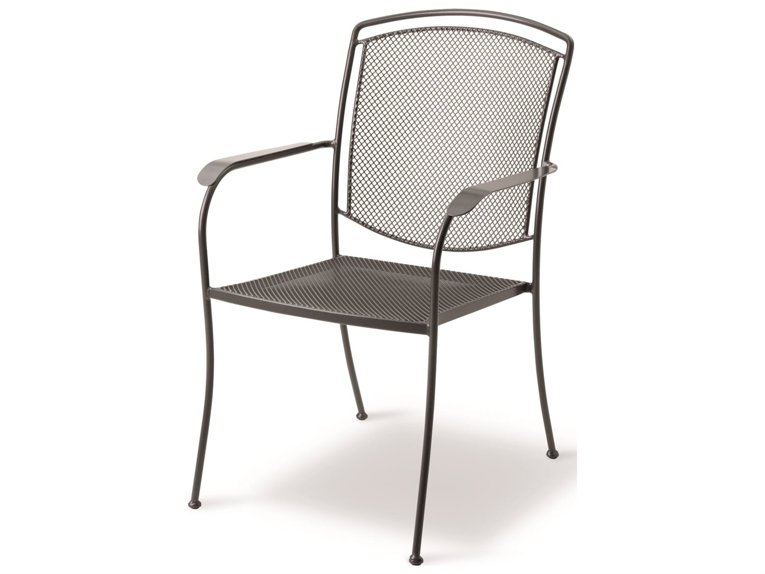 Kettler Henley Steel Gray Stackable Dining Arm Chair C67010200