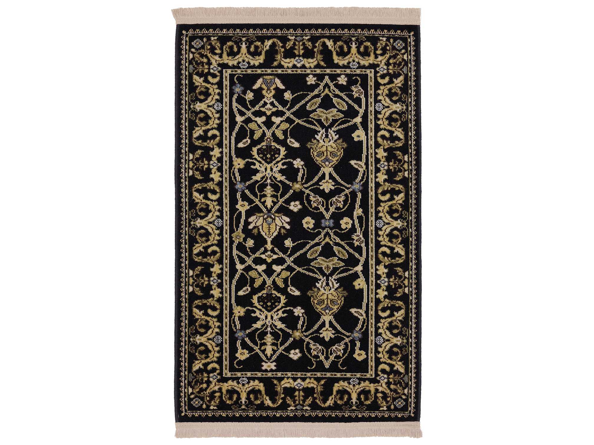 Karastan Wool Area Rugs Karastan 724 Empress Kirman Black Original