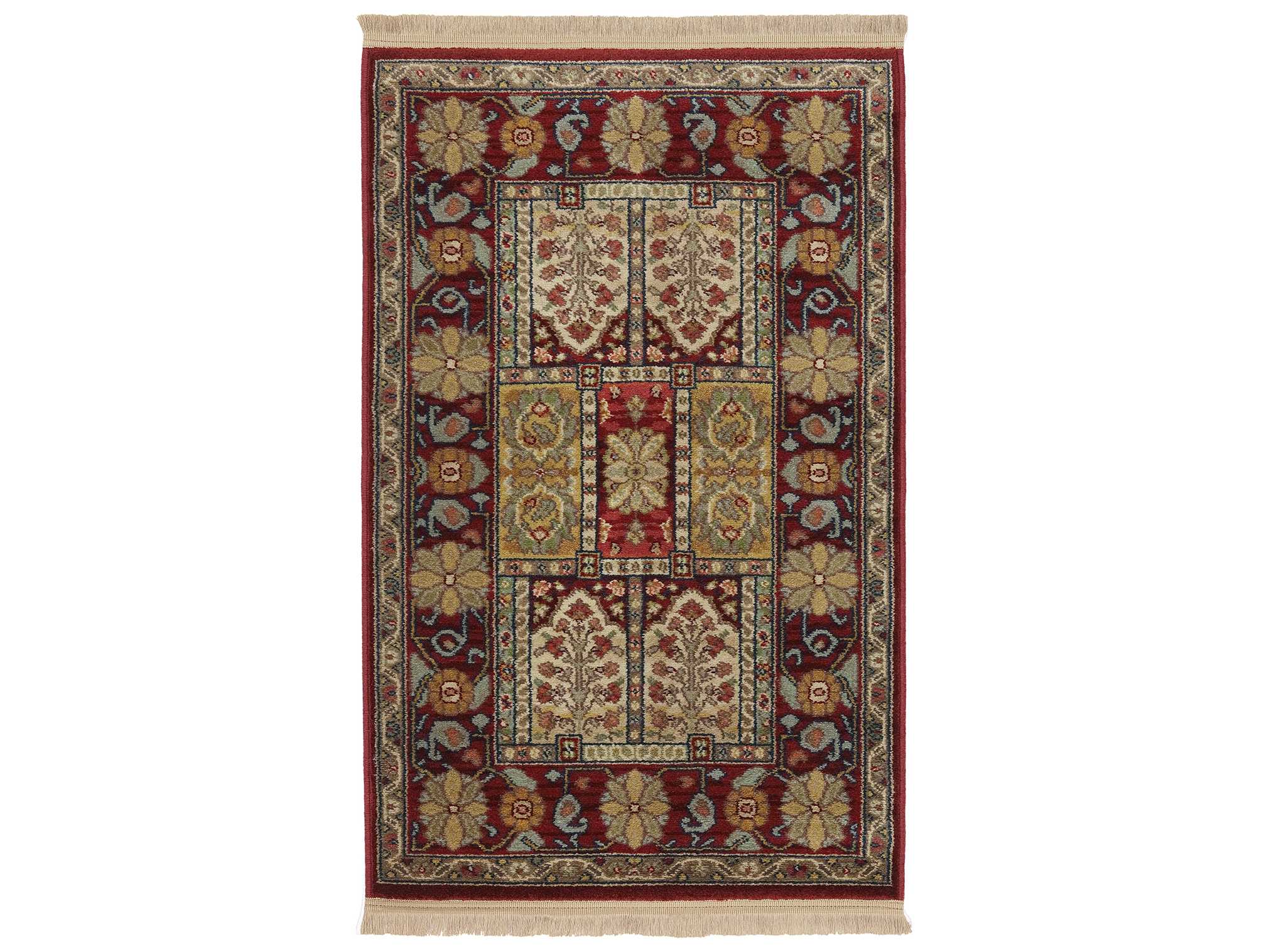Karastan Rugs Antique Legends Bakhtiyari Rectangular Crimson Red Area