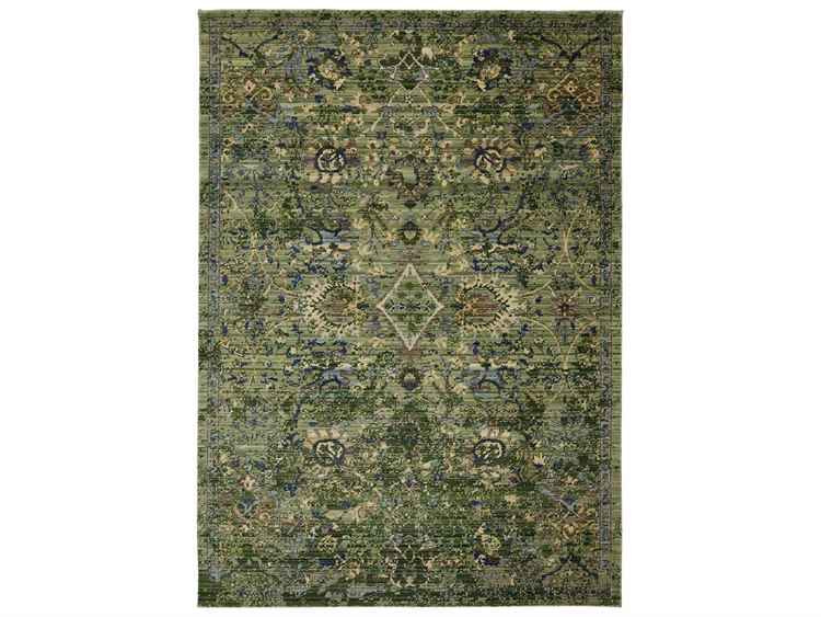 Karastan Rugs Bravado Bahadir Rectangular Sage Area Rug KXRG817423066096