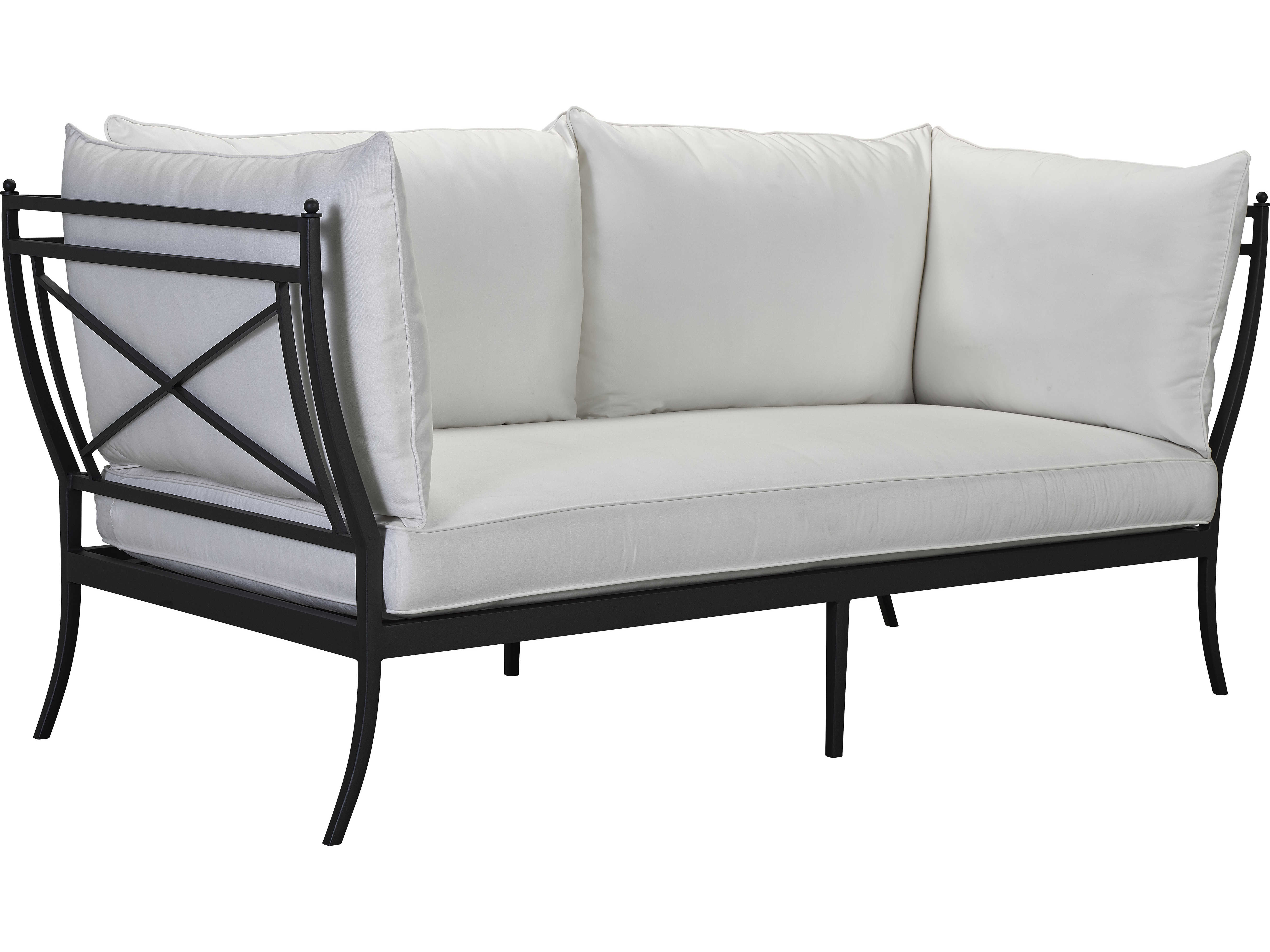 Lane Venture Winterthur Obsidian Black Aluminum Daybed 23158