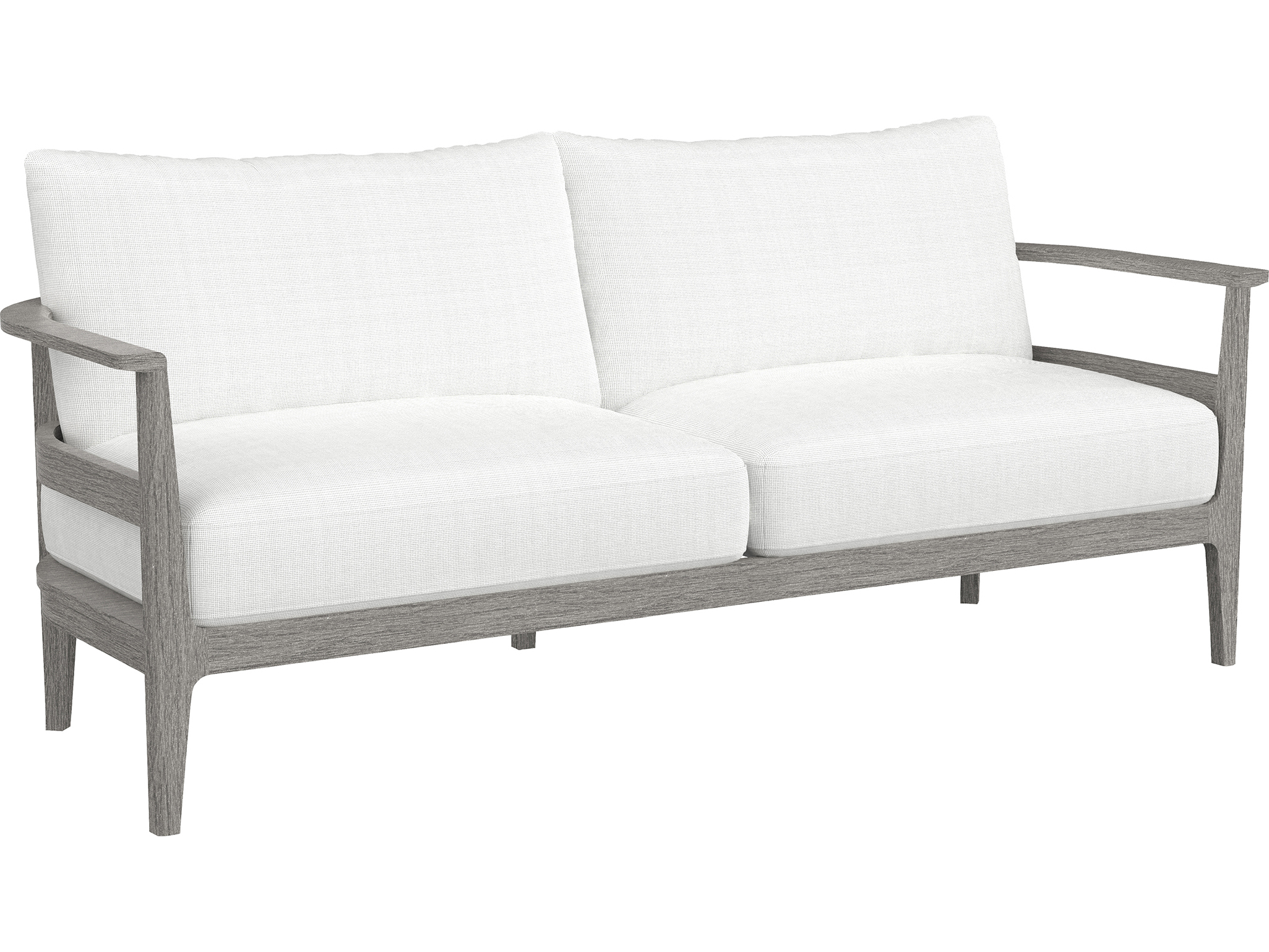 Lane Venture Avila Teak Paloma Grey Outdoor Patio Sofa LAV37003