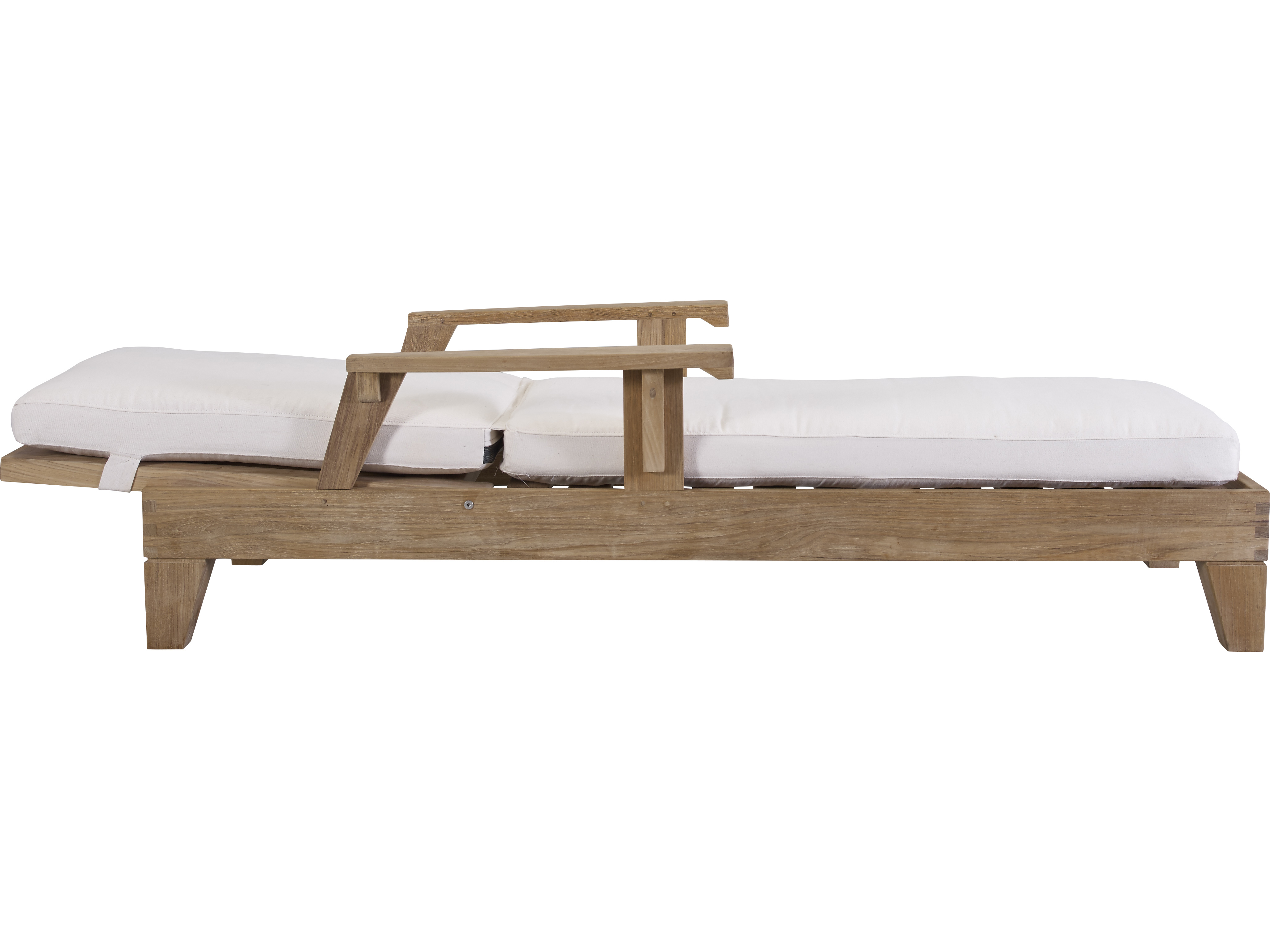 Lane Venture Saranac Natural Teak Adjustable Lounge Chaise LAV37640