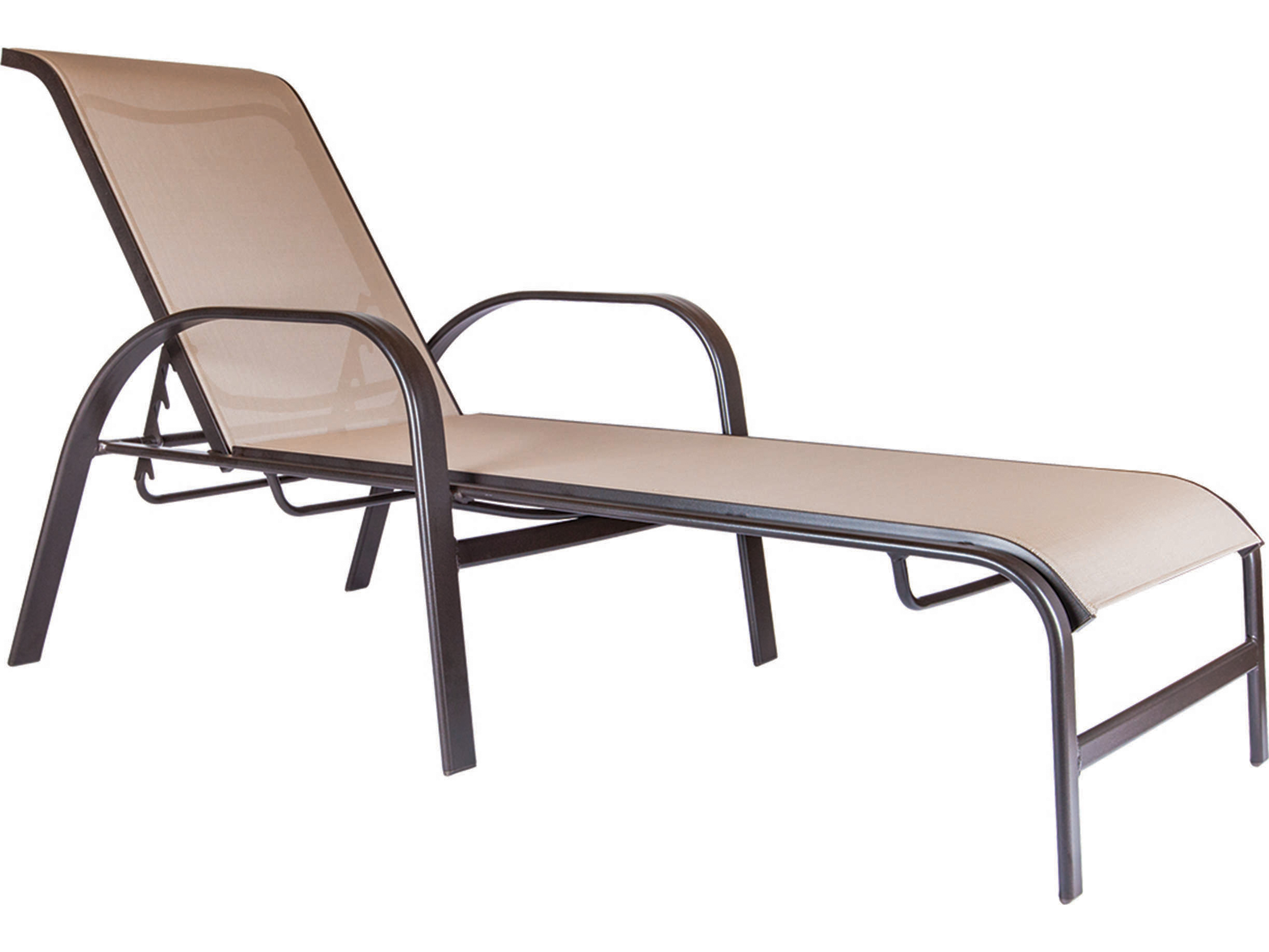 Lane Venture Bayside Sling Aluminum Adjustable Chaise Lounge 40640
