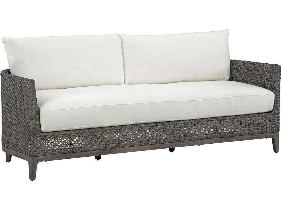 Lane Venture Lenox Hill Wicker Outdoor Sofa Bench LAV53203B