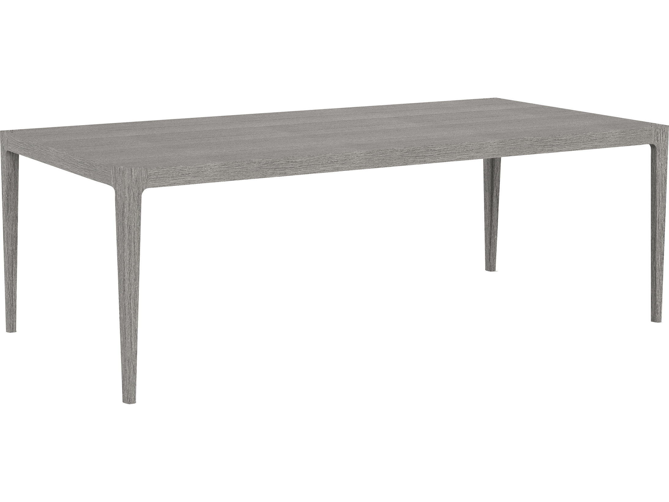 Lane Venture Avila Teak Paloma Grey 88''W x 44'D Rectangular Dining Table with Umbrella Hole