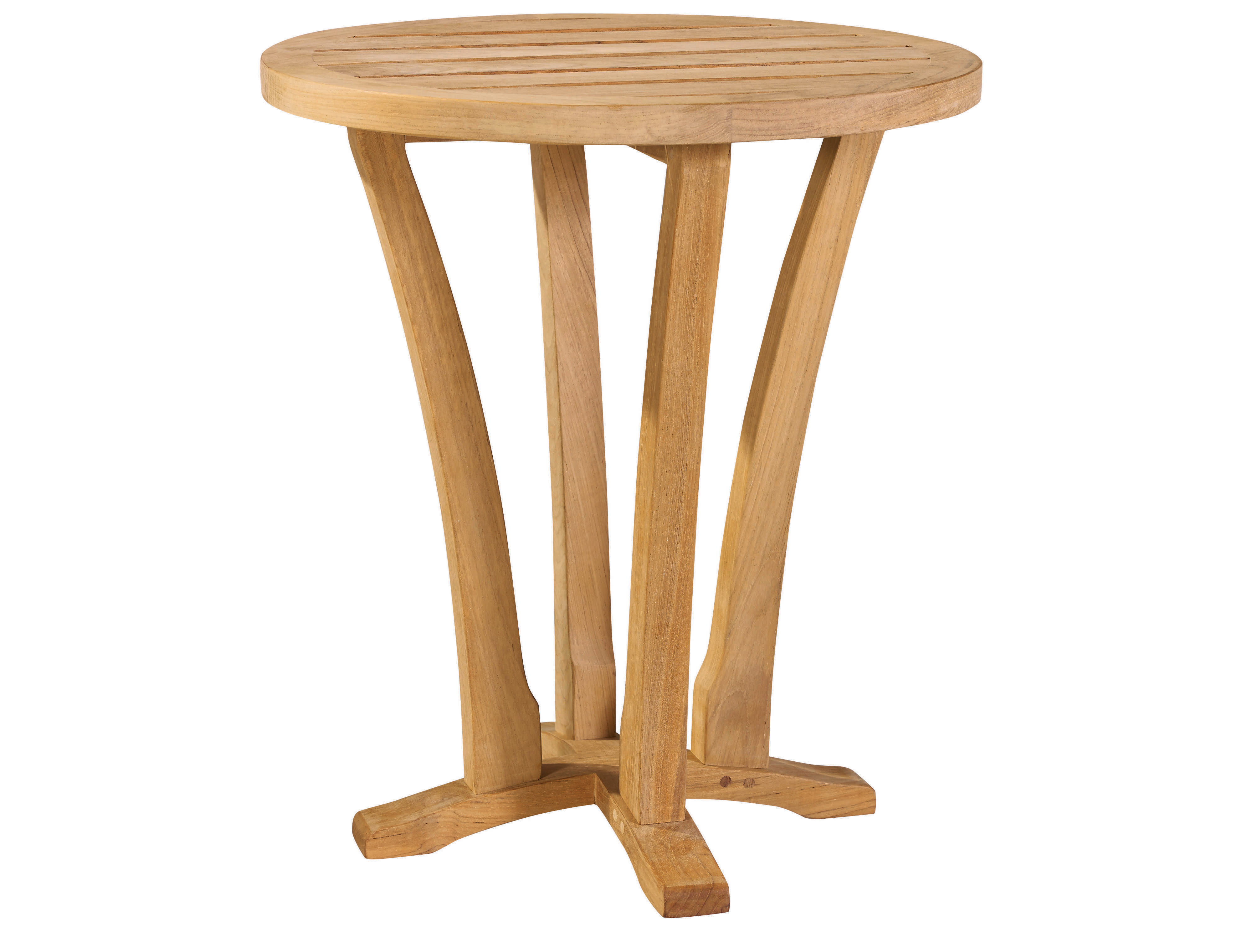 Lane Venture Edgewood Teak 18'' Round Accent Table LAV937104