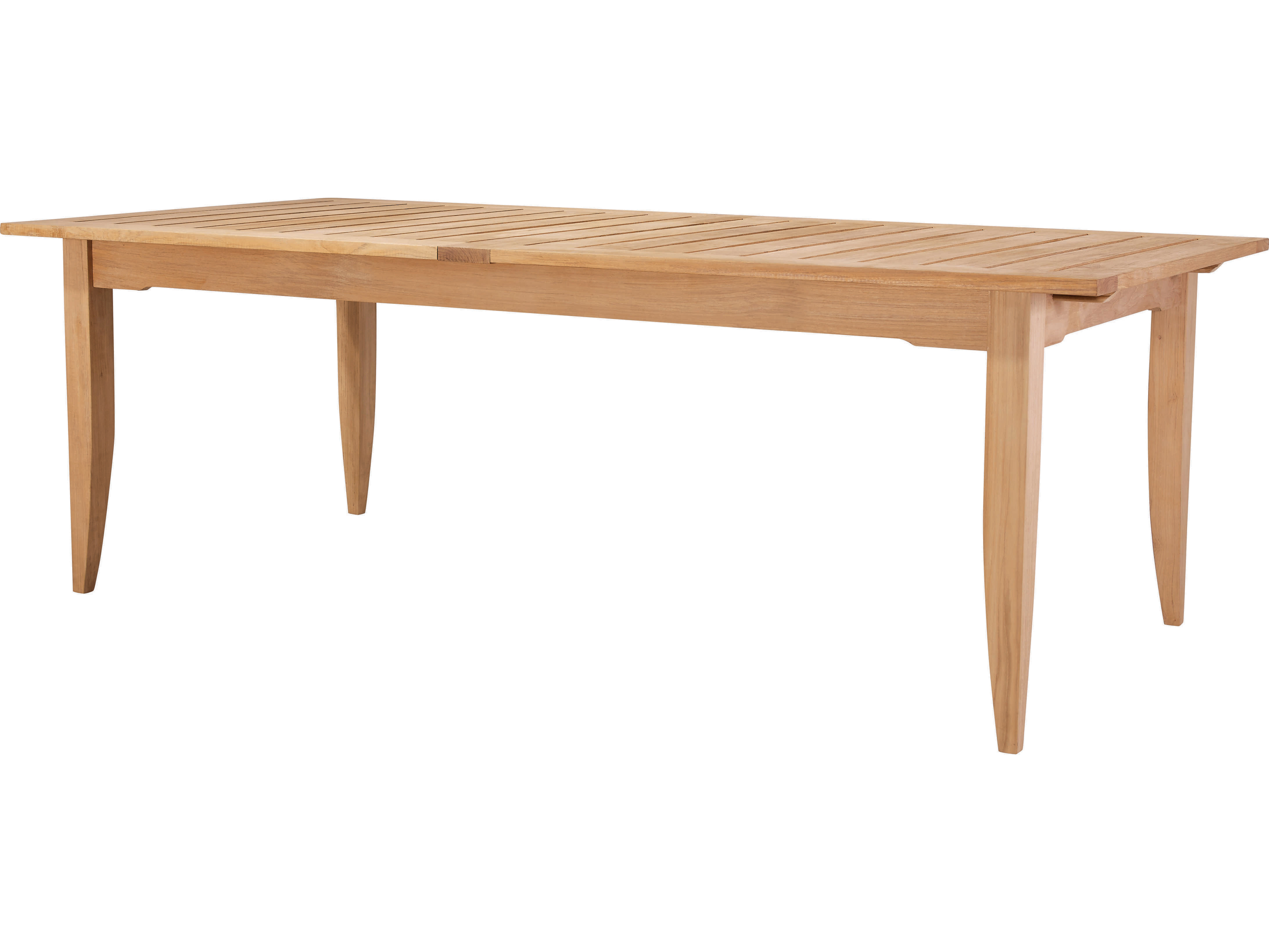 Lane Venture Edgewood Teak Rectangular Outdoor Dining Table with