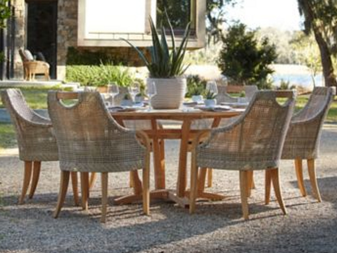 Lane Venture Edgewood Teak Patio Dining Set LAVEDGEWOOD1