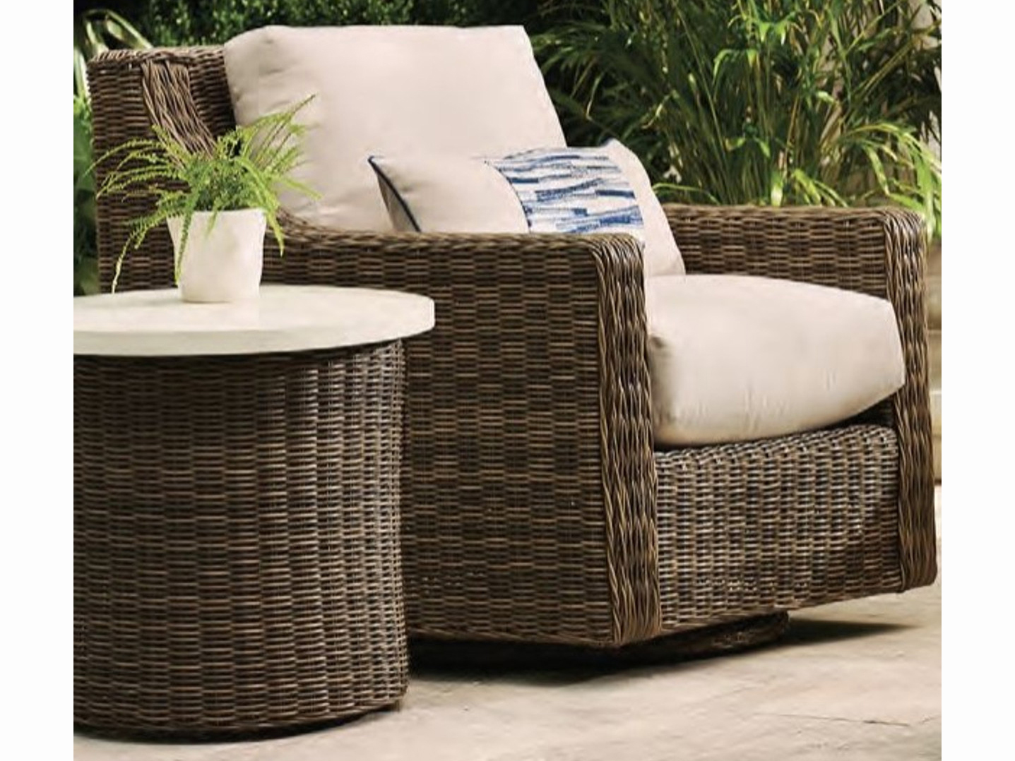 Lane Venture Oasis Wicker Cushion Lounge Set LAVOASIS7