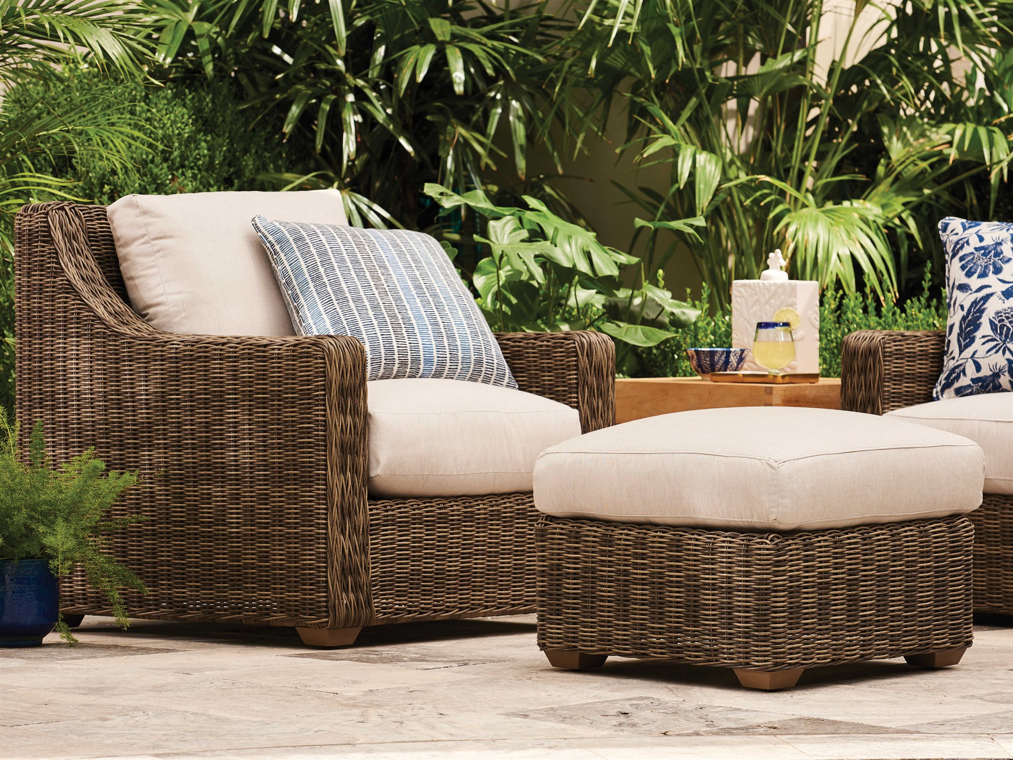 Lane Venture Oasis Wicker Lounge Set OASISLNGSET1