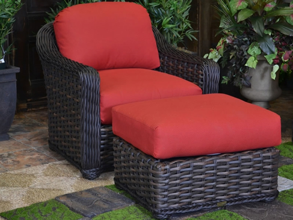 Lane Venture South Hampton Wicker Cushion Patio Lounge Set