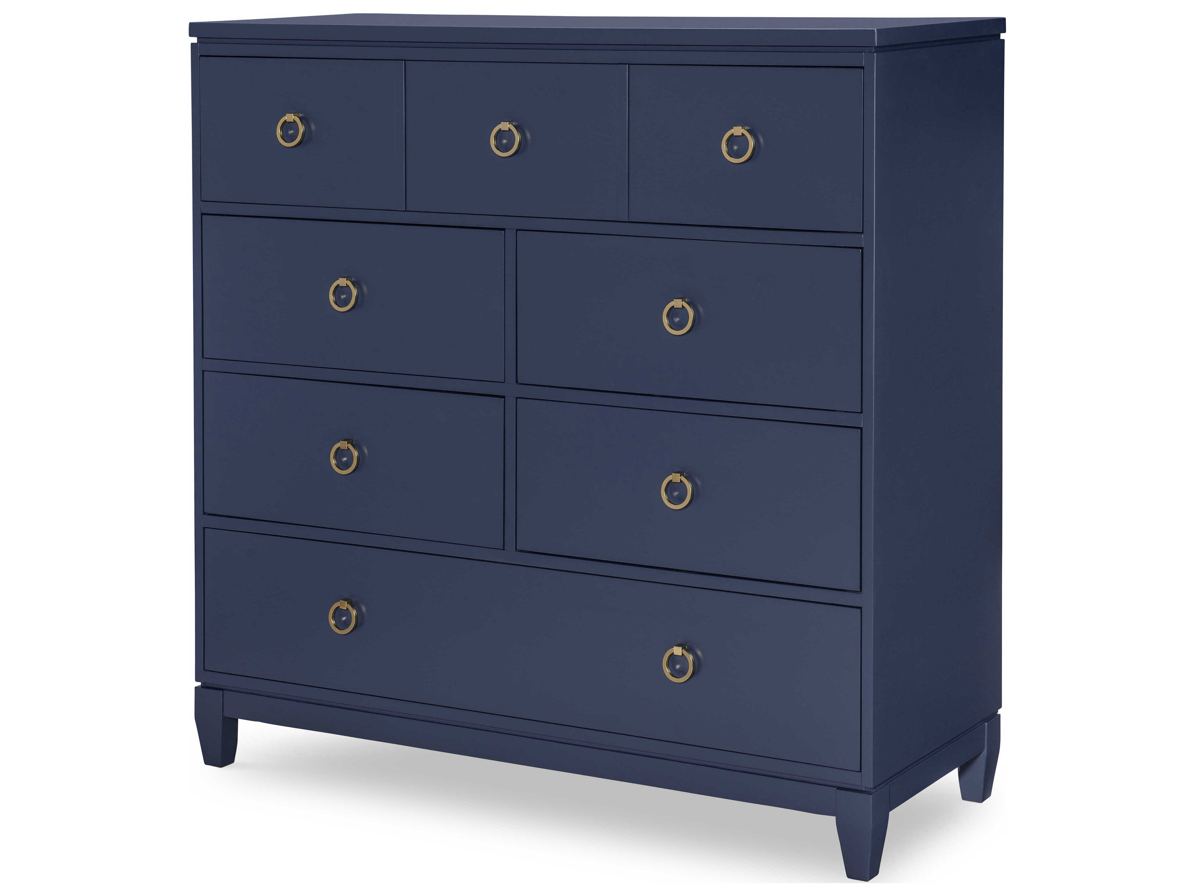 Legacy Classic Furniture Summerland Inkwell Blue EightDrawer Chest of