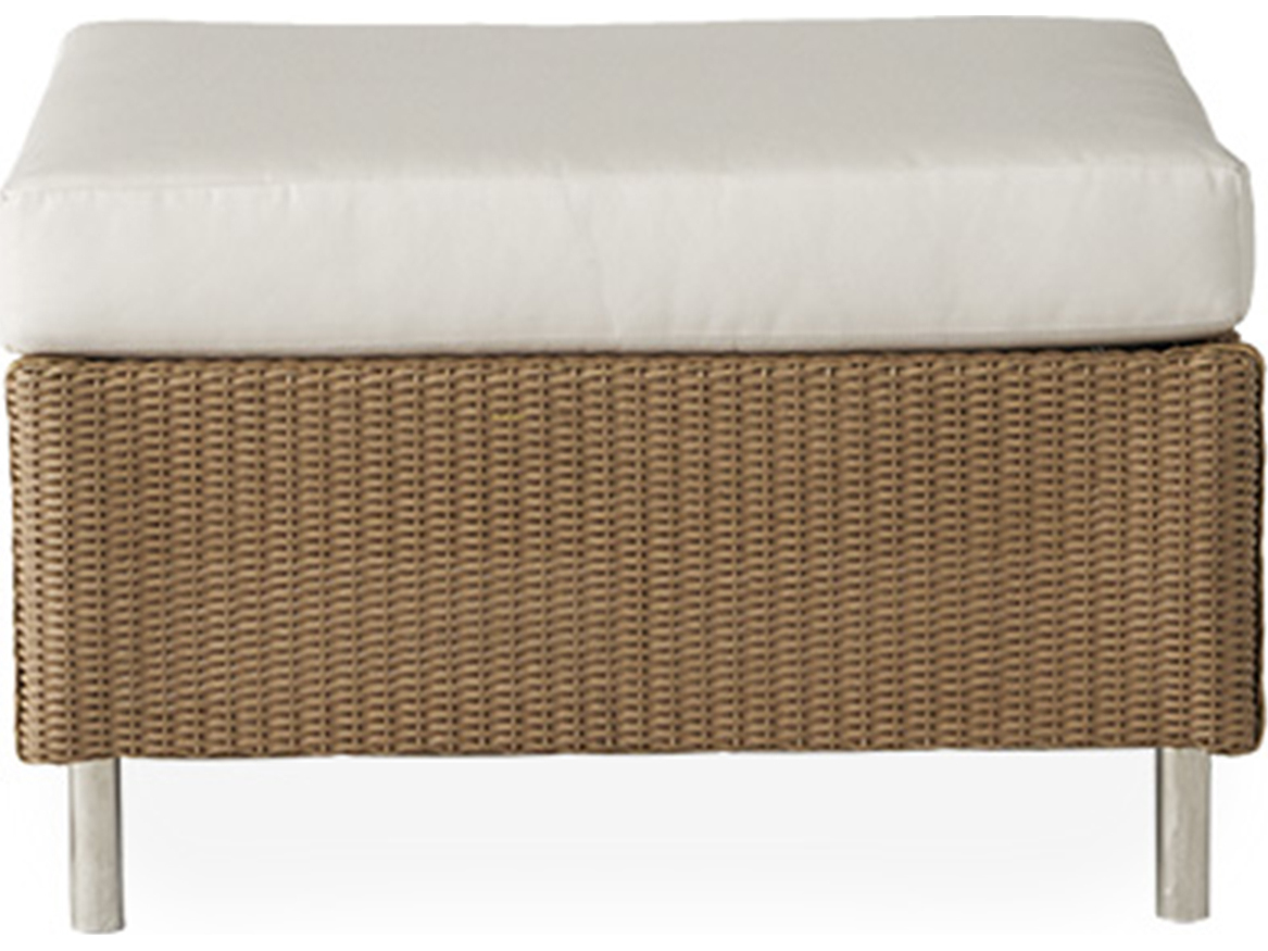 Lloyd Flanders Visions Wicker Ottoman LF133017TOP