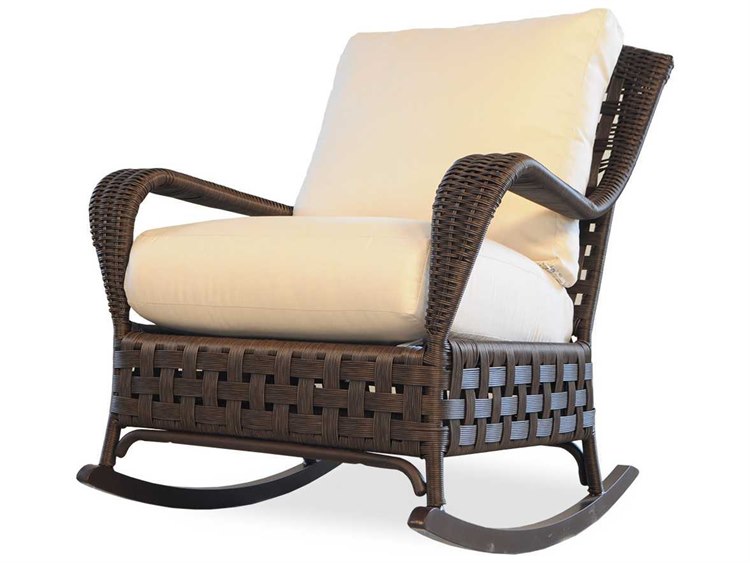 Lloyd Flanders Haven Wicker Rocker Lounge Chair 43033