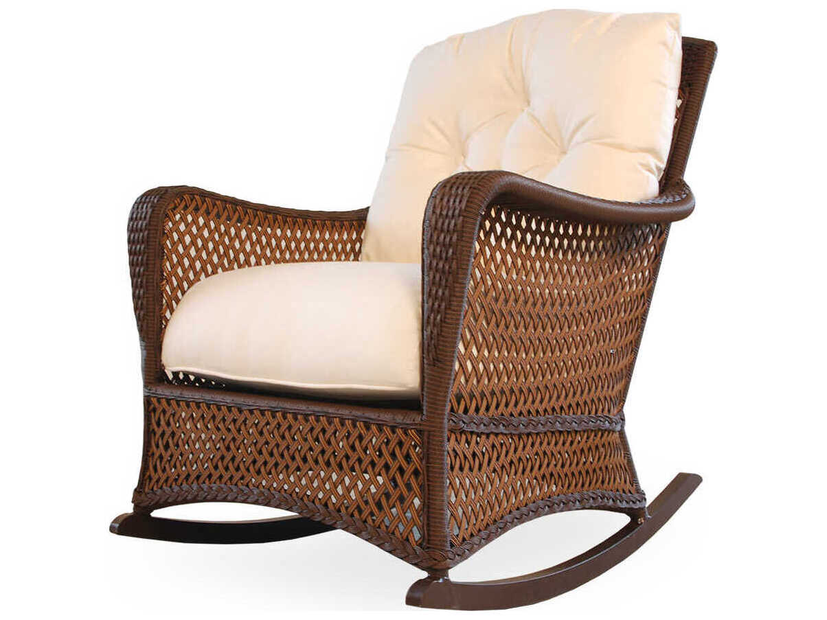 Lloyd Flanders Grand Traverse Lounge Chair Lloyd Flanders Grand Traverse Wicker Rocker Lounge Chair LF71333