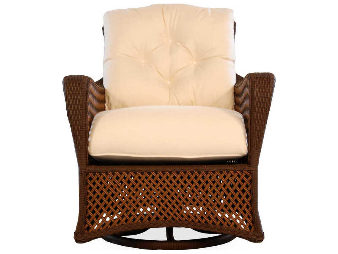 Lloyd Flanders Grand Traverse Lounge Chair Lloyd Flanders Grand Traverse Wicker Swivel Rocker Lounge Chair LF71391